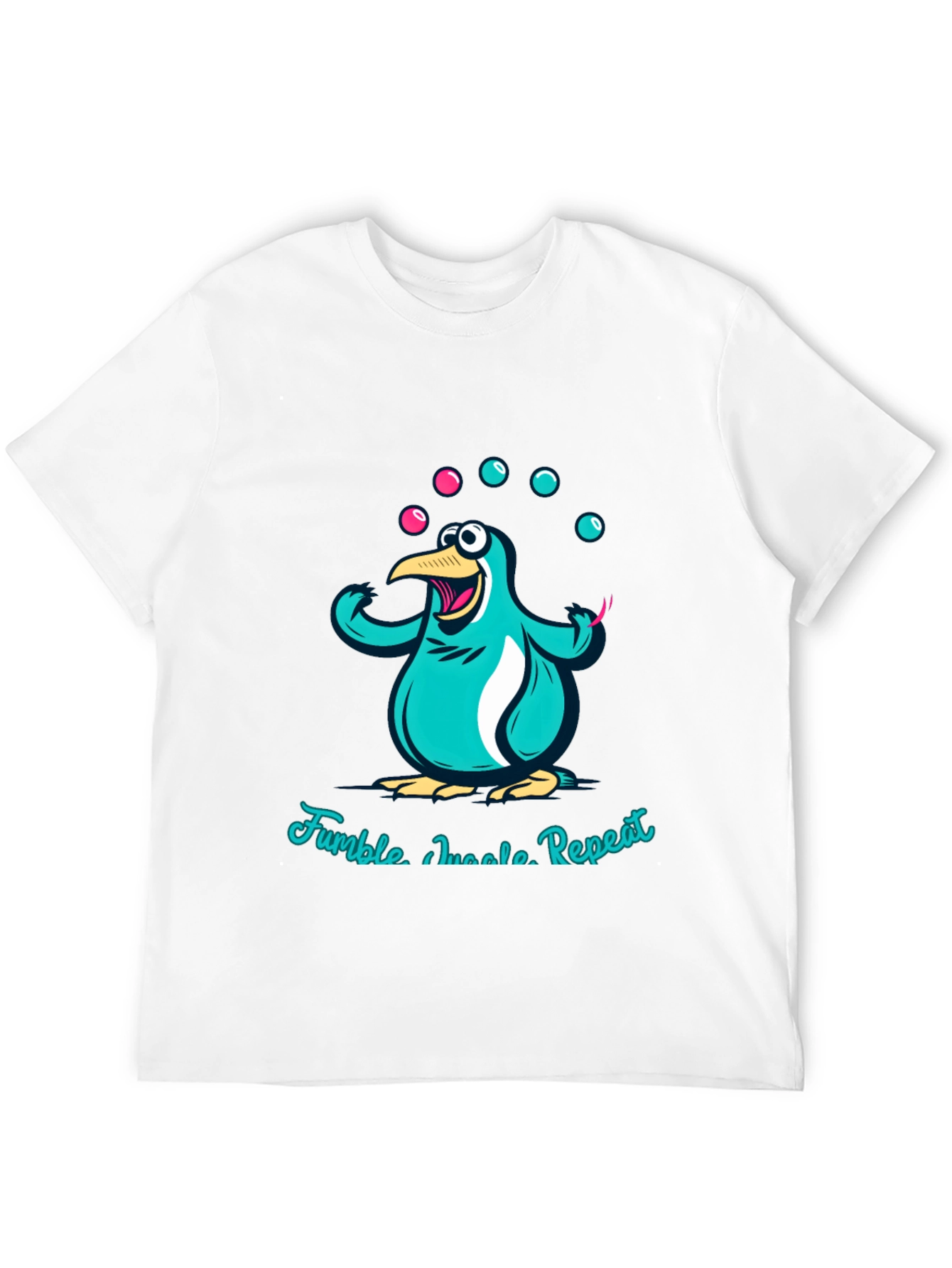 Juggling Penguin Graphic Tee