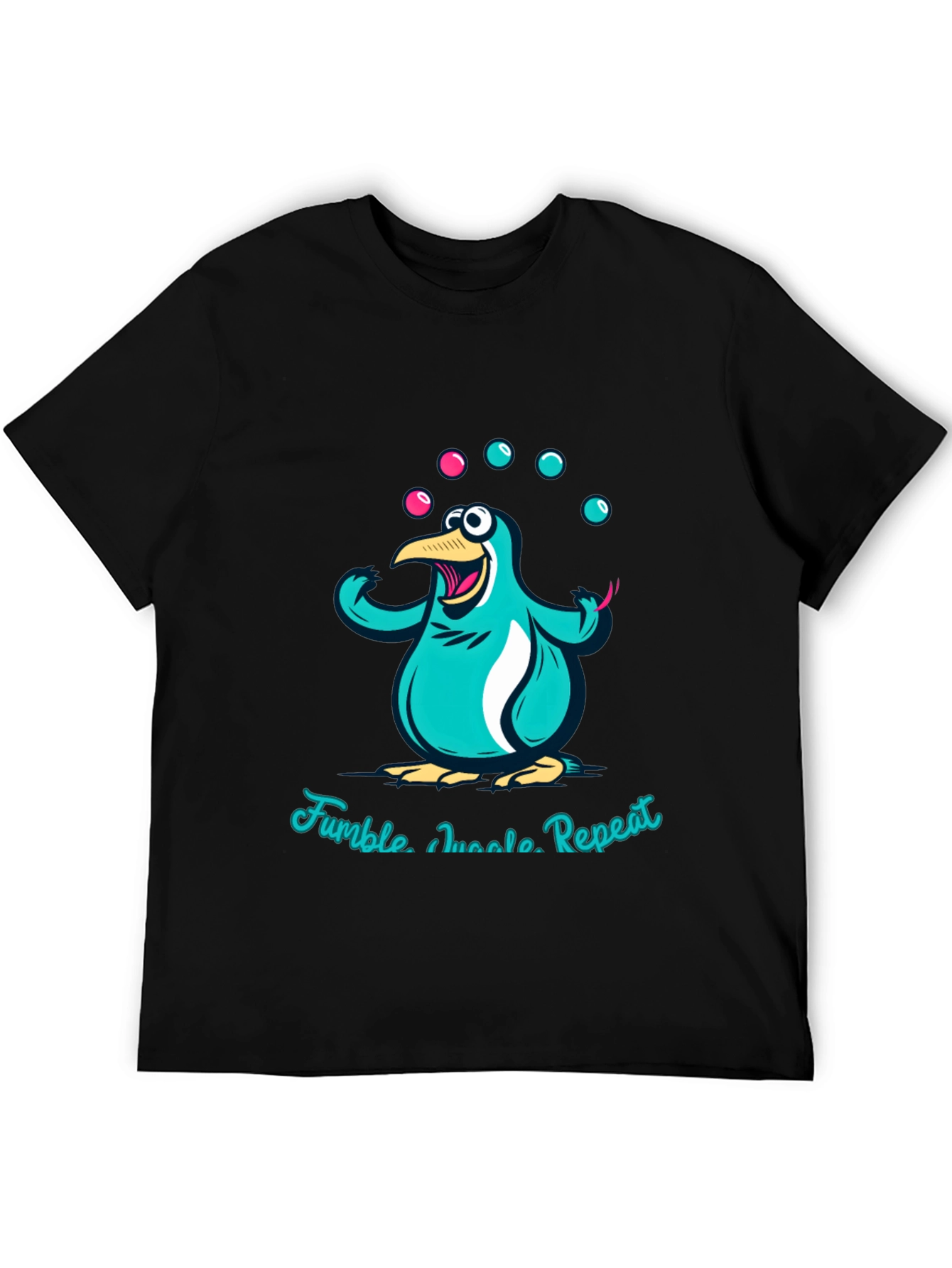 Juggling Penguin Graphic Tee