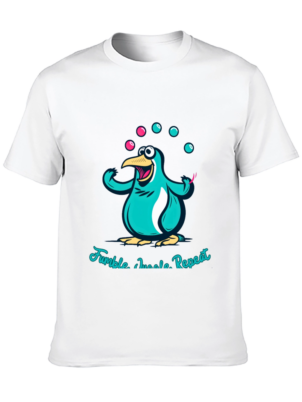 Juggling Penguin Graphic Tee