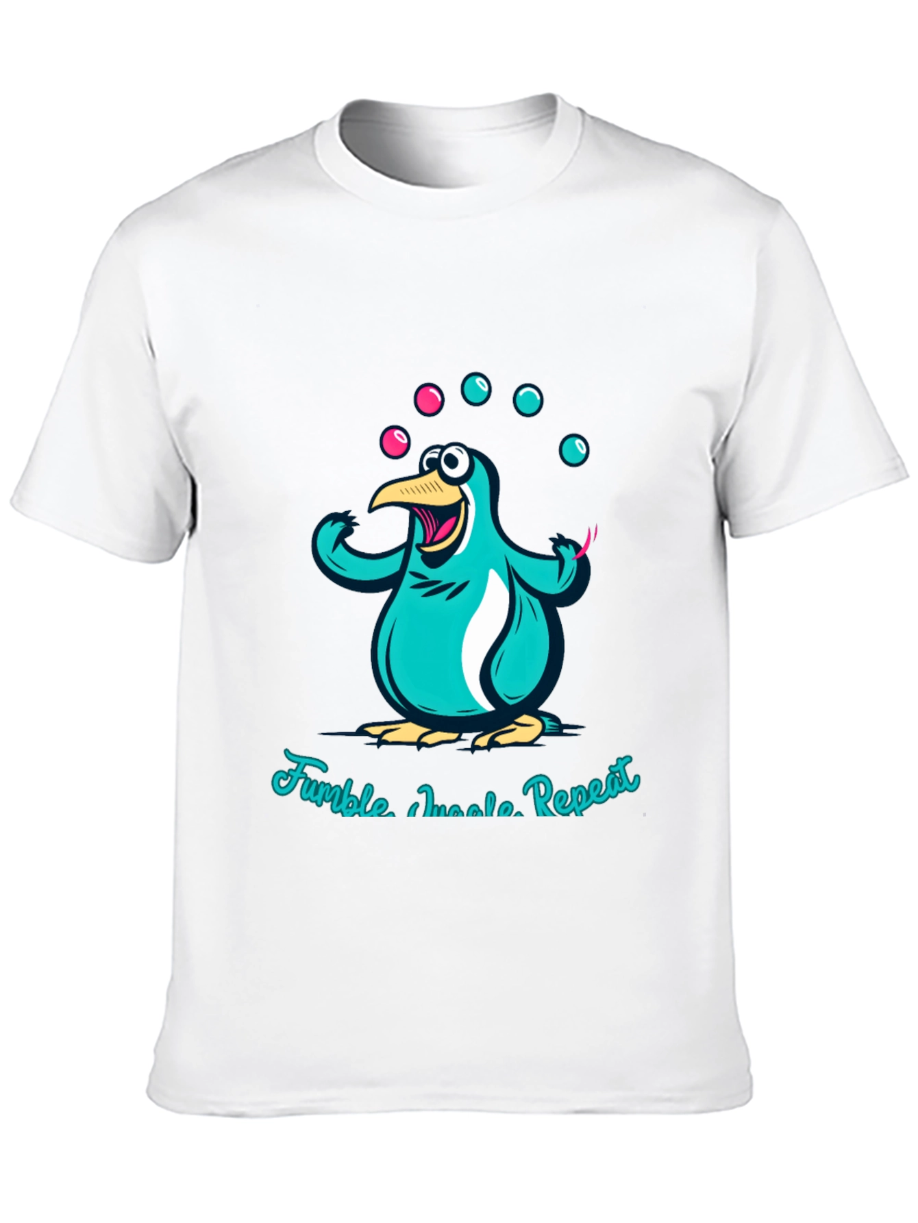 Juggling Penguin Graphic Tee