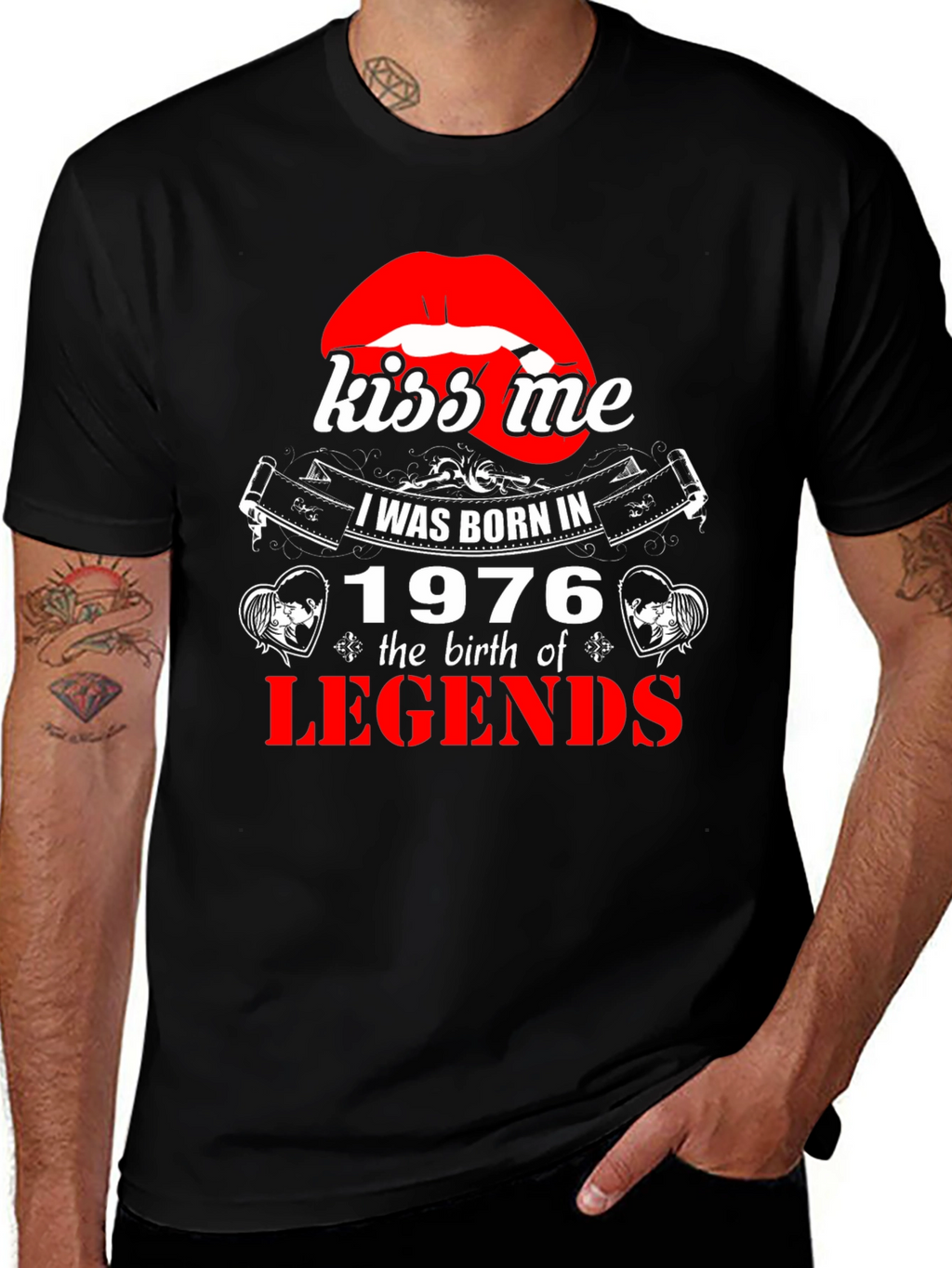 Kiss Me 1976 Legends Graphic Tee