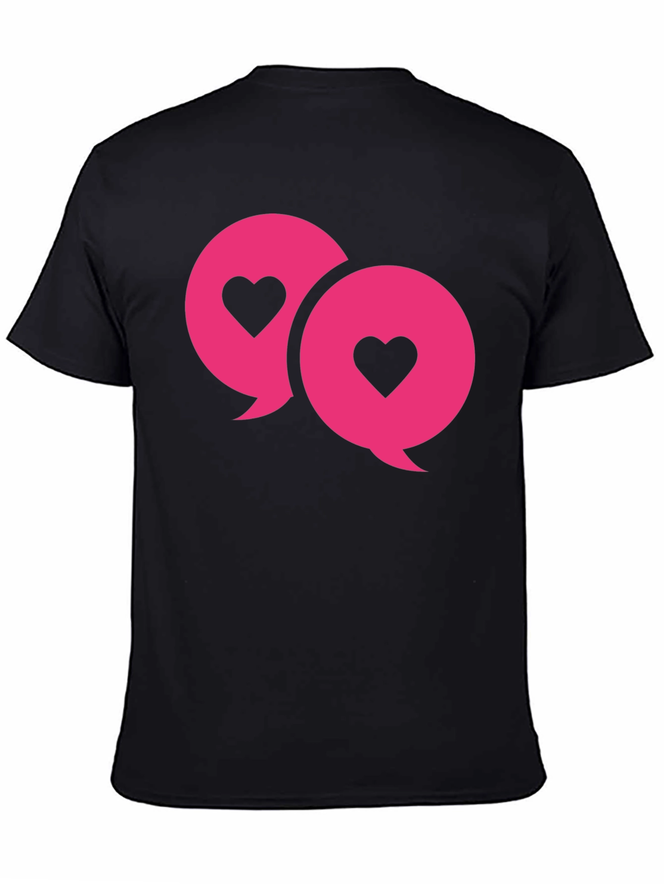Love Chat Bubble T-Shirt - Black