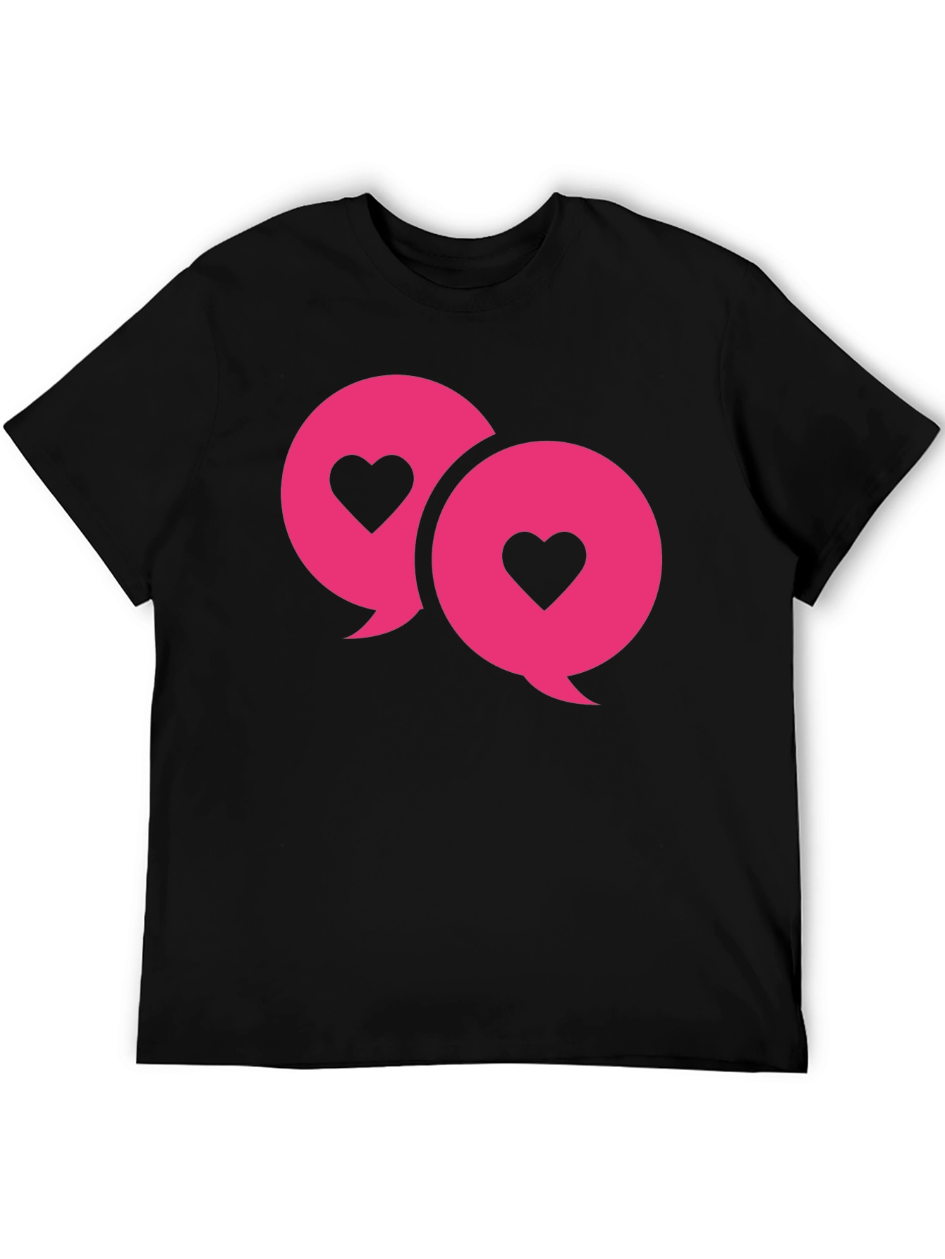 Love Chat Bubble T-Shirt - Black