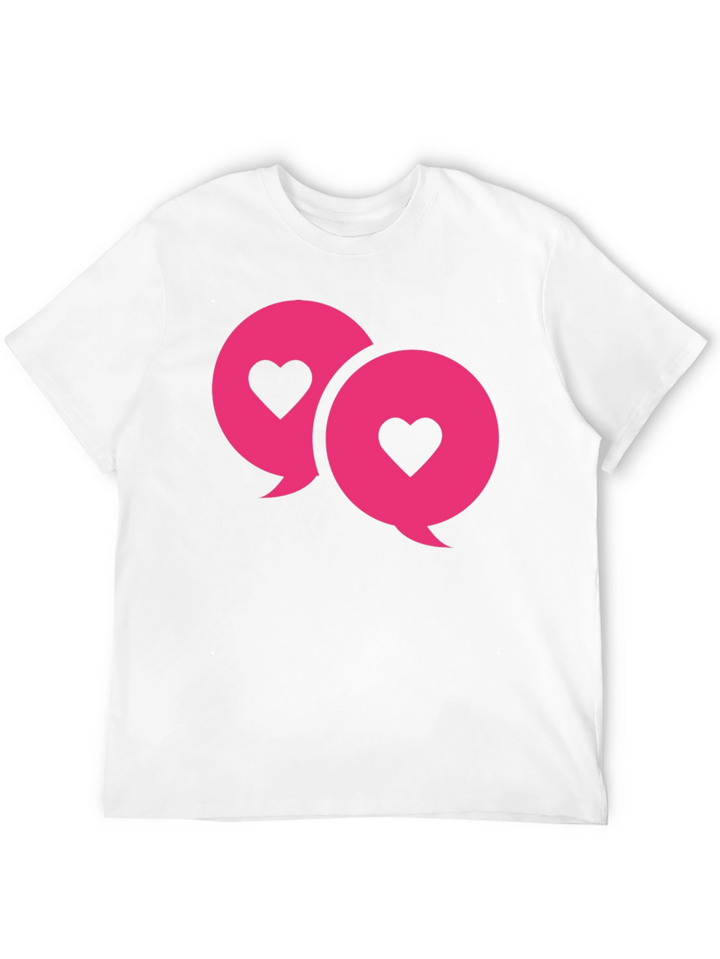 Love Chat Bubble T-Shirt - Black