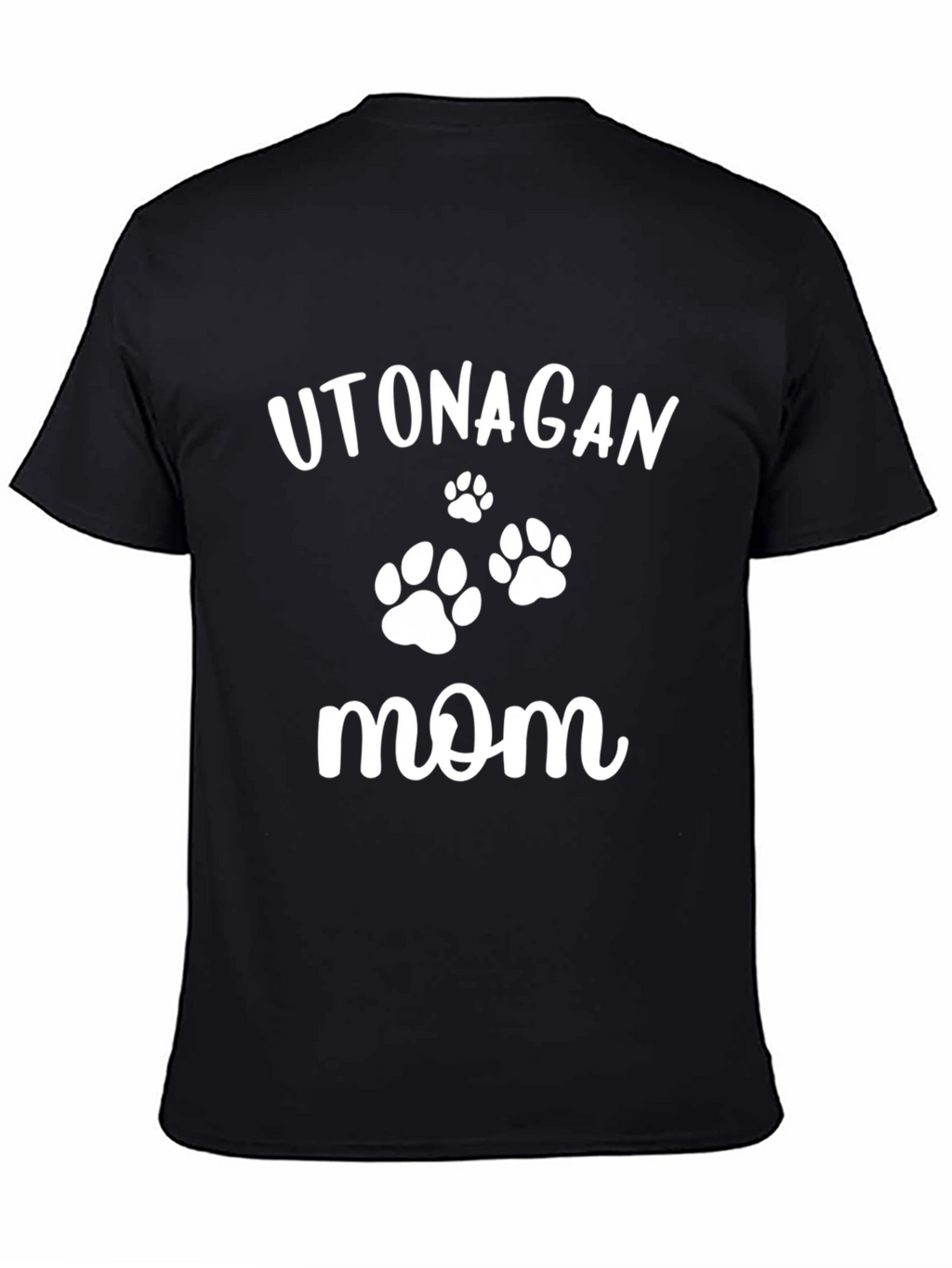 Utonagan Mom Black T-Shirt - Dog Lover Gift