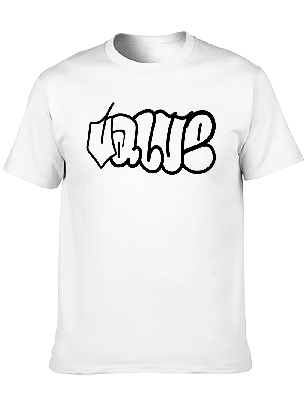 Black Graffiti Style Tee