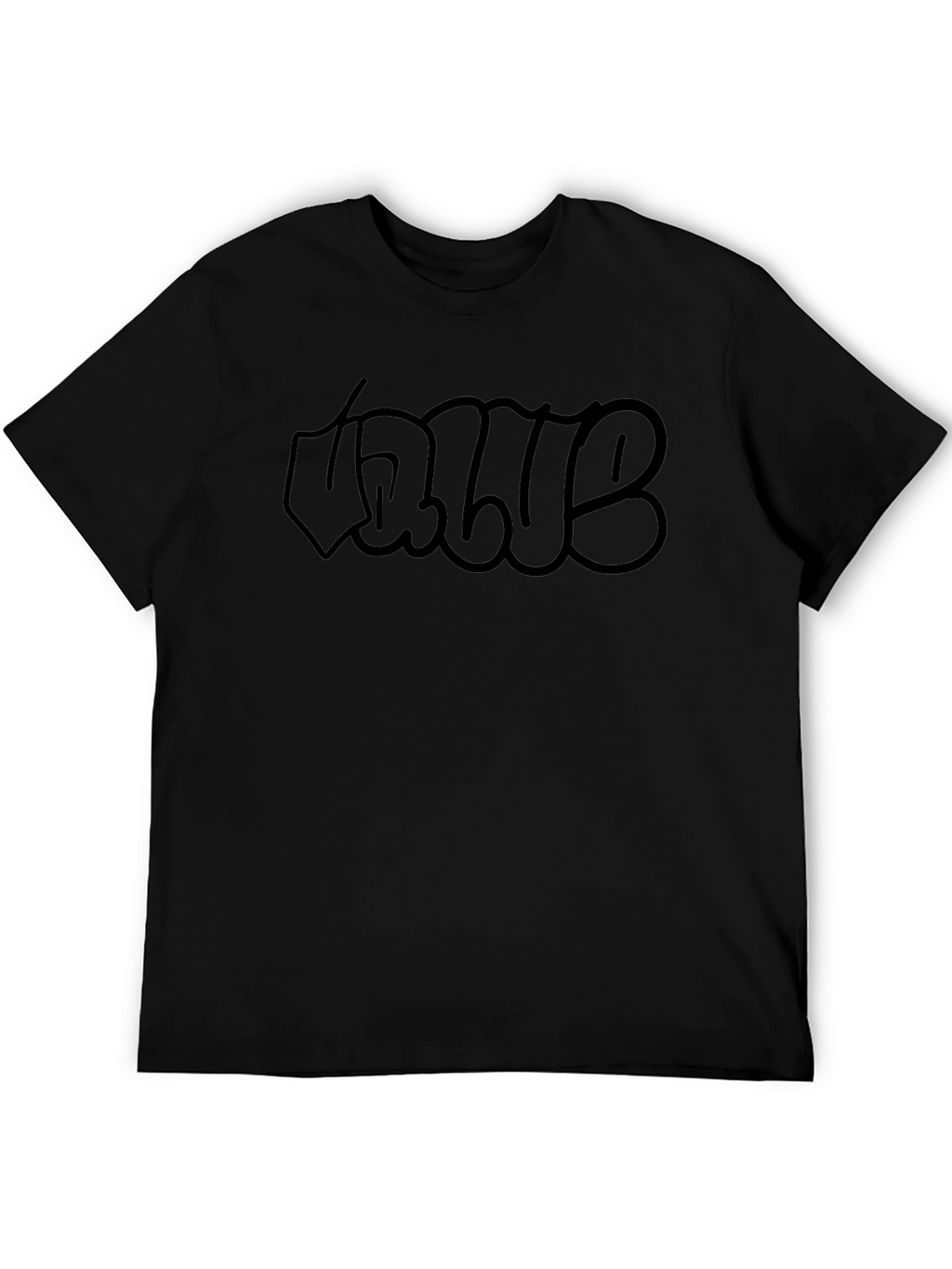 Black Graffiti Style Tee
