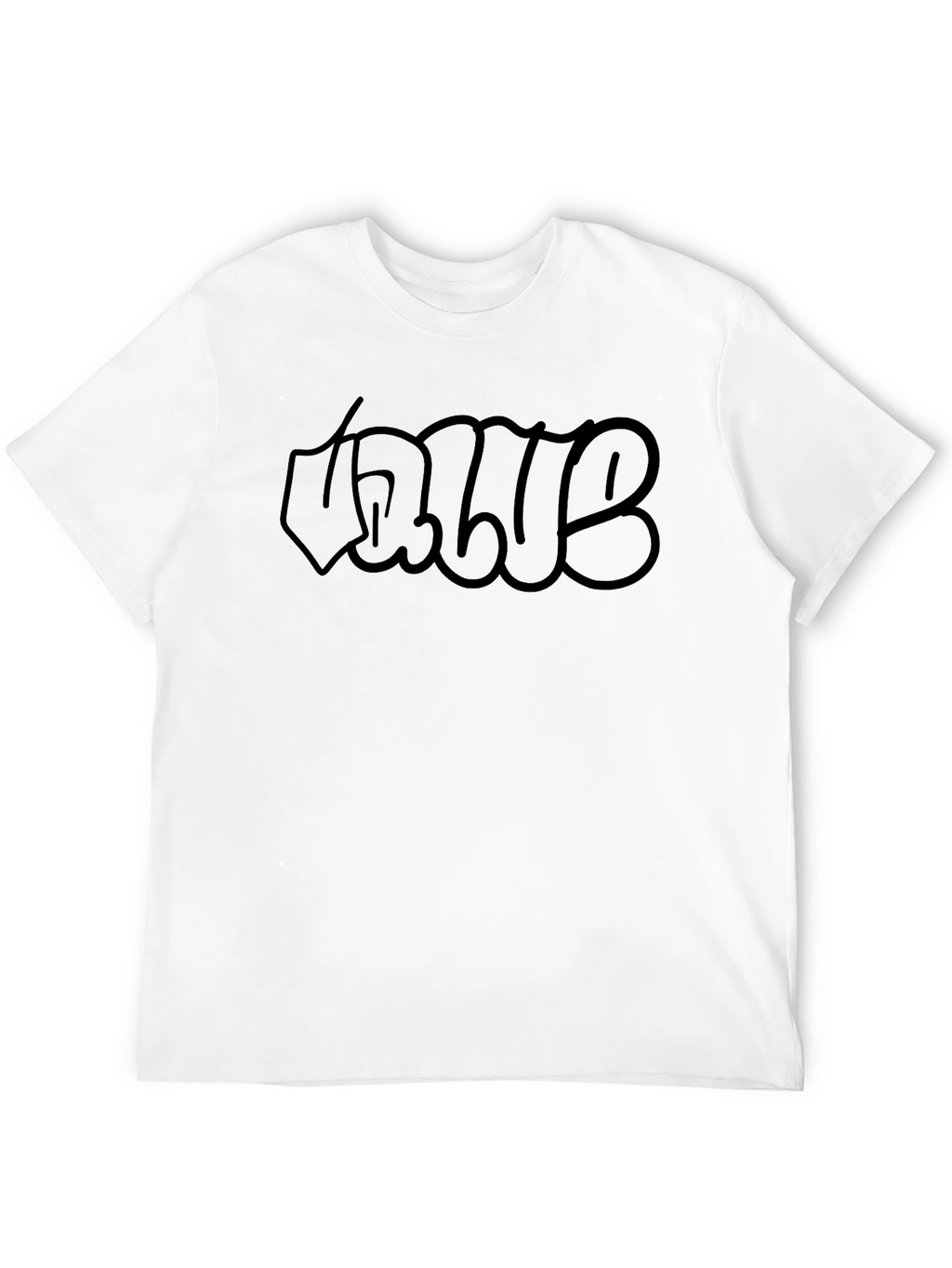 Black Graffiti Style Tee