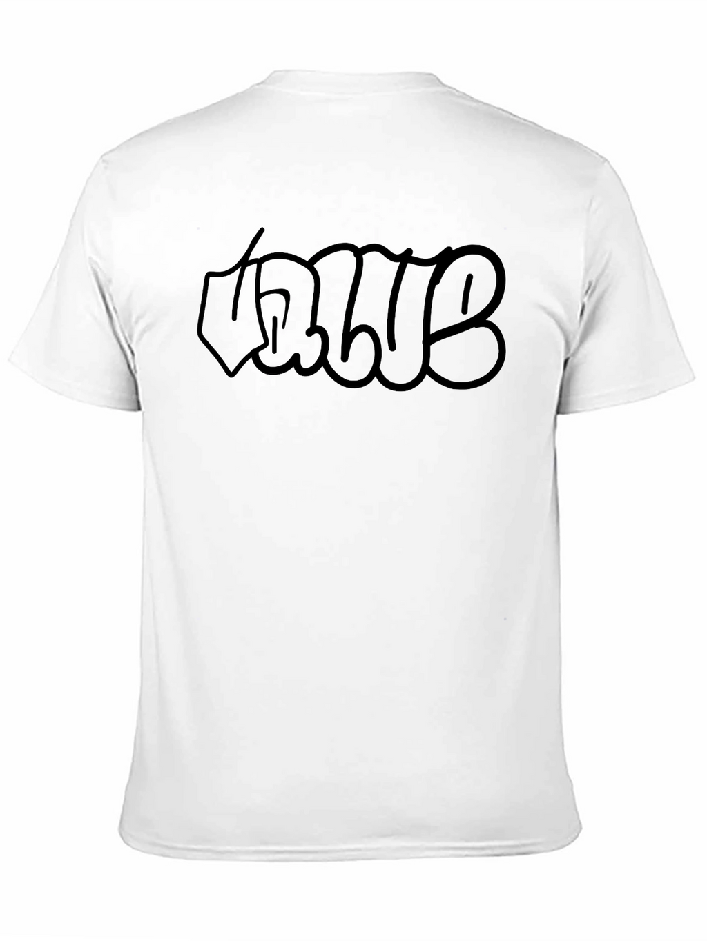 Black Graffiti Style Tee