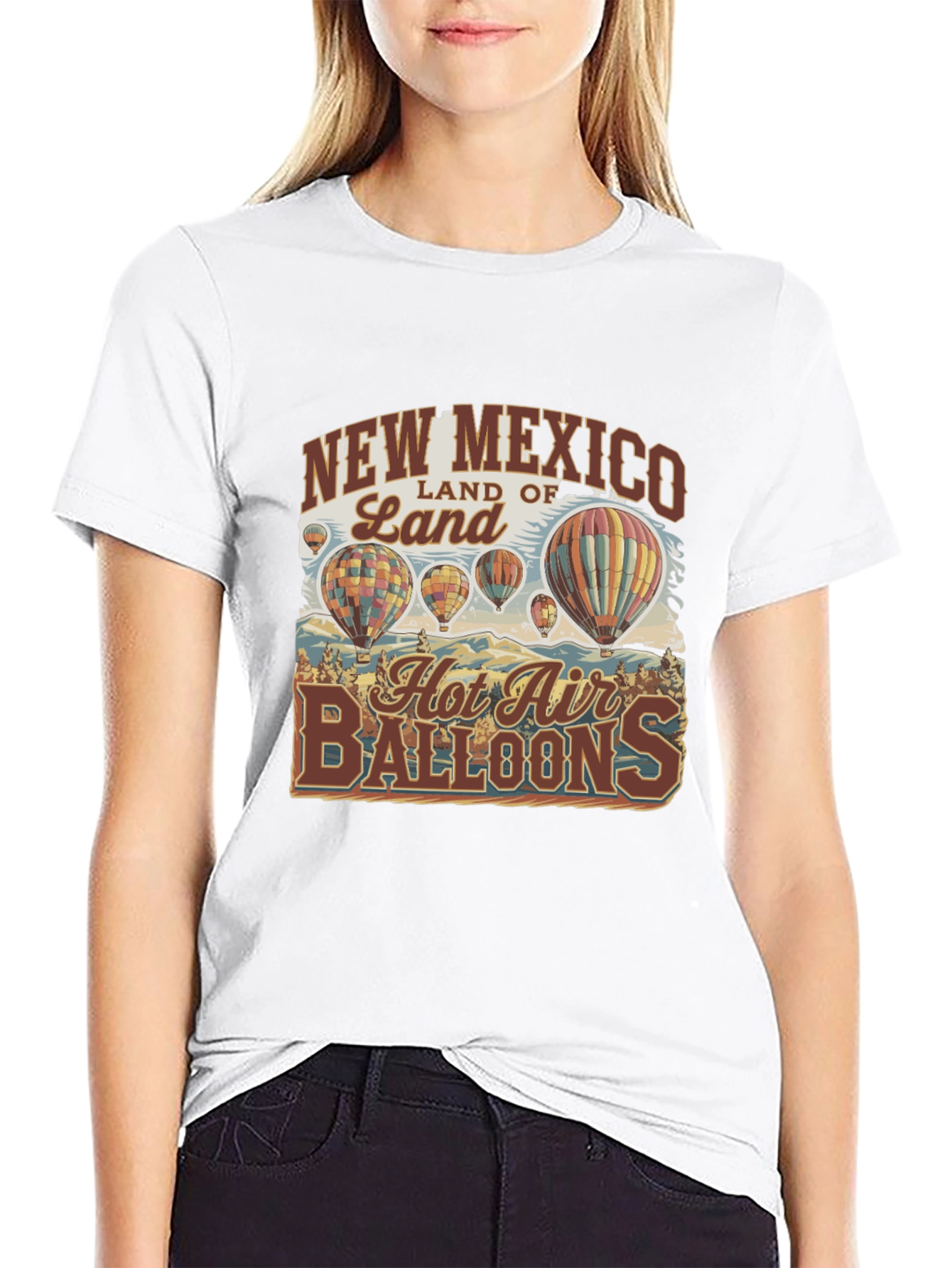 New Mexico Hot Air Balloons Graphic T-Shirt
