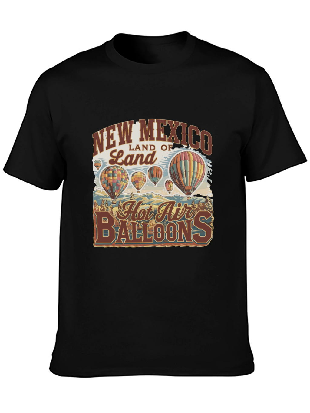 New Mexico Hot Air Balloons Graphic T-Shirt