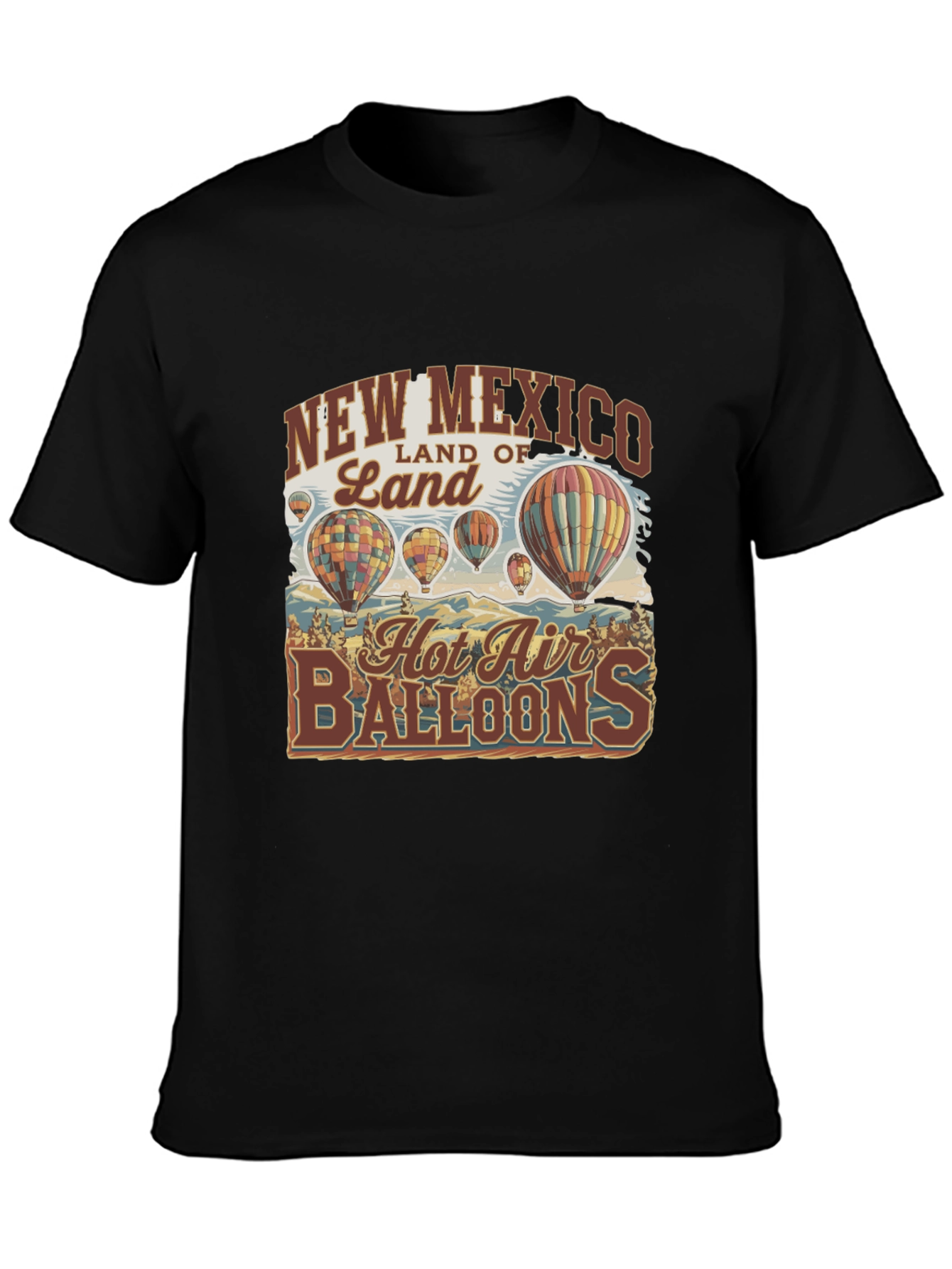 New Mexico Hot Air Balloons Graphic T-Shirt