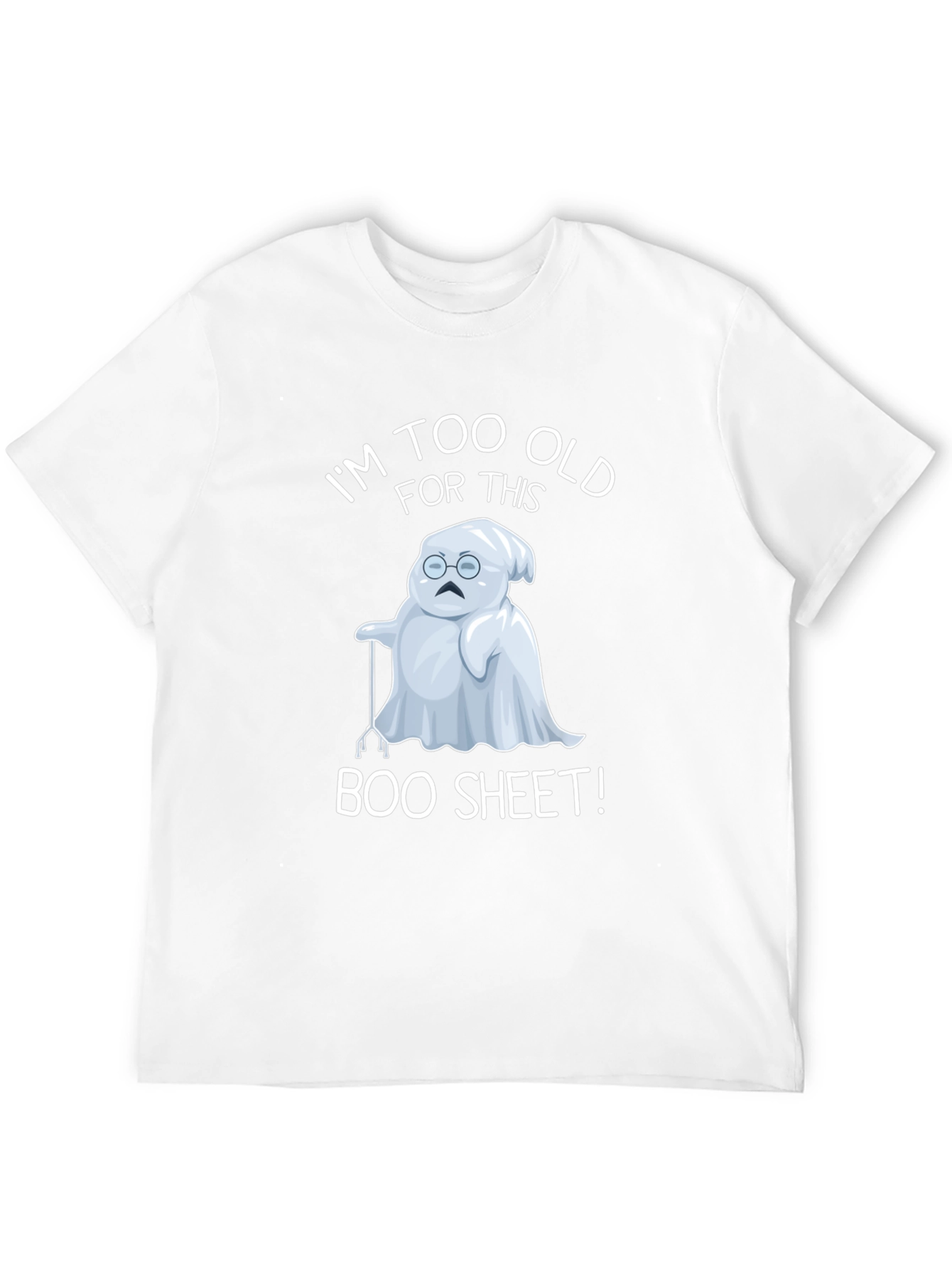 Funny Old Ghost Halloween T-Shirt