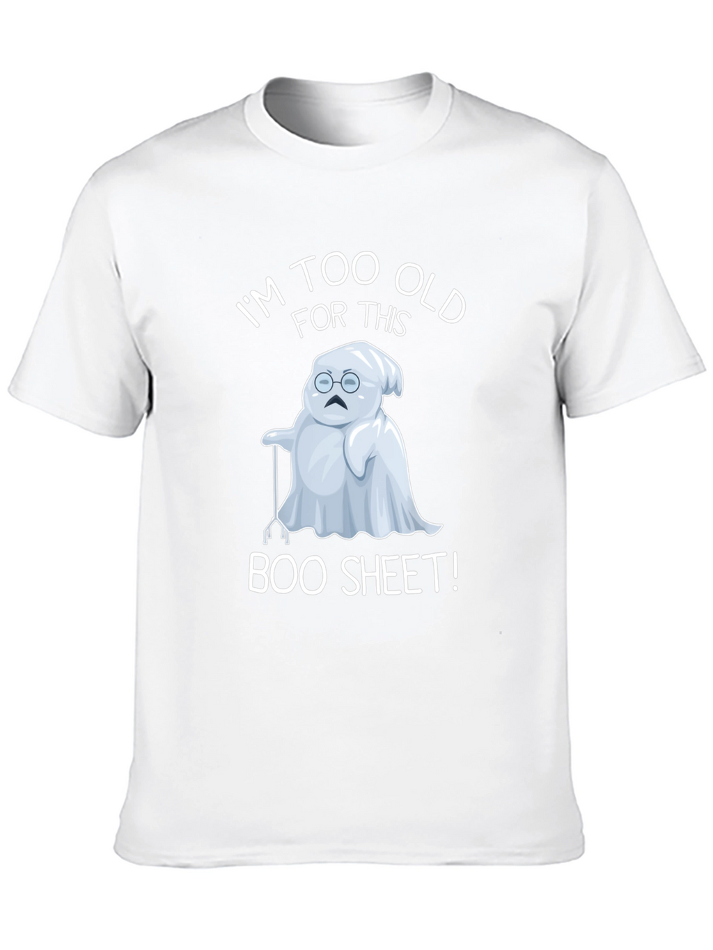 Funny Old Ghost Halloween T-Shirt