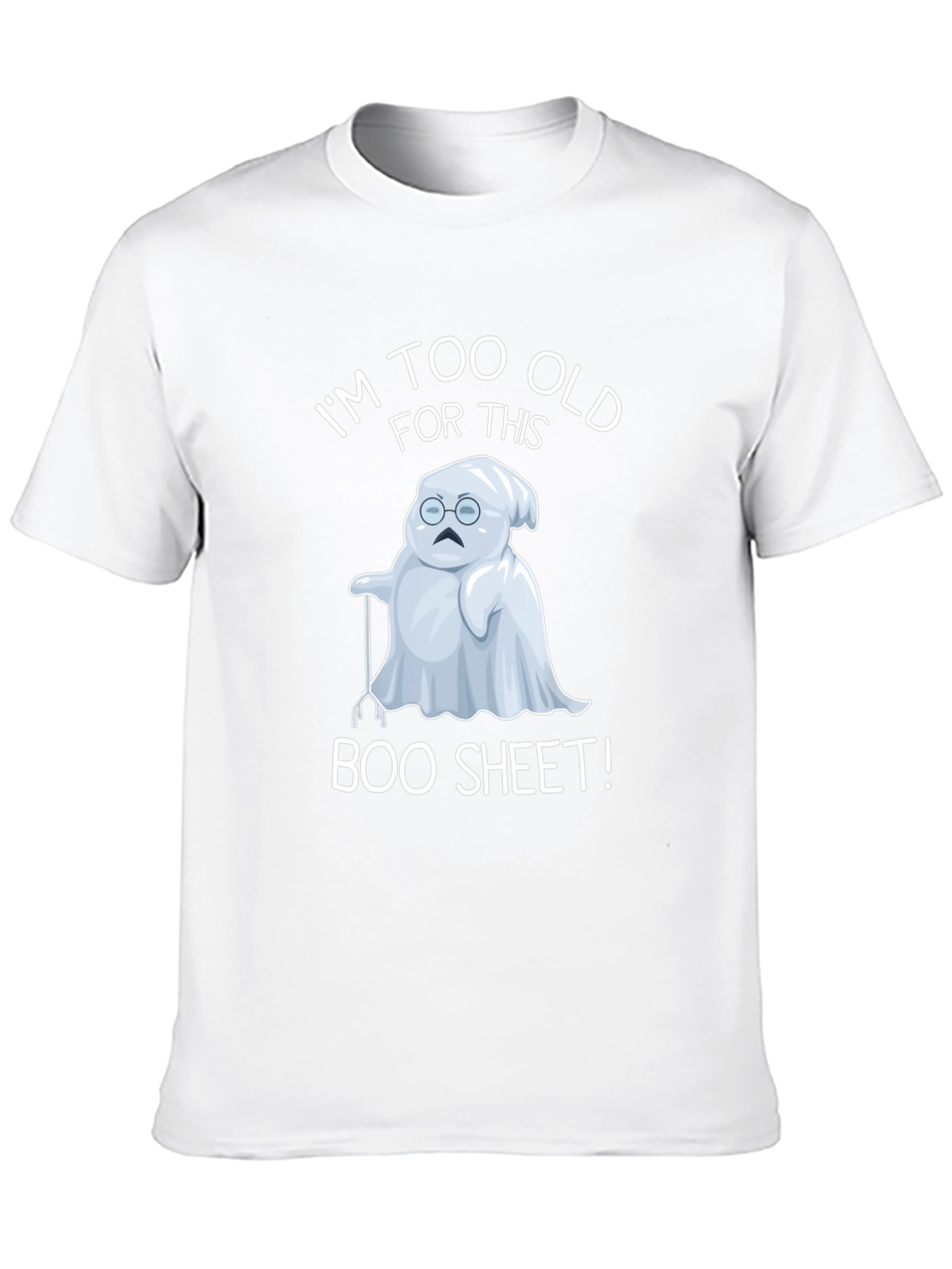 Funny Old Ghost Halloween T-Shirt