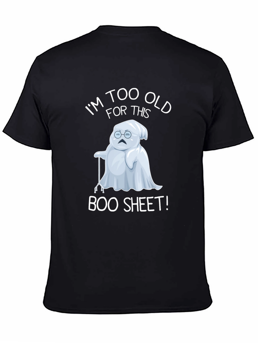 Funny Old Ghost Halloween T-Shirt