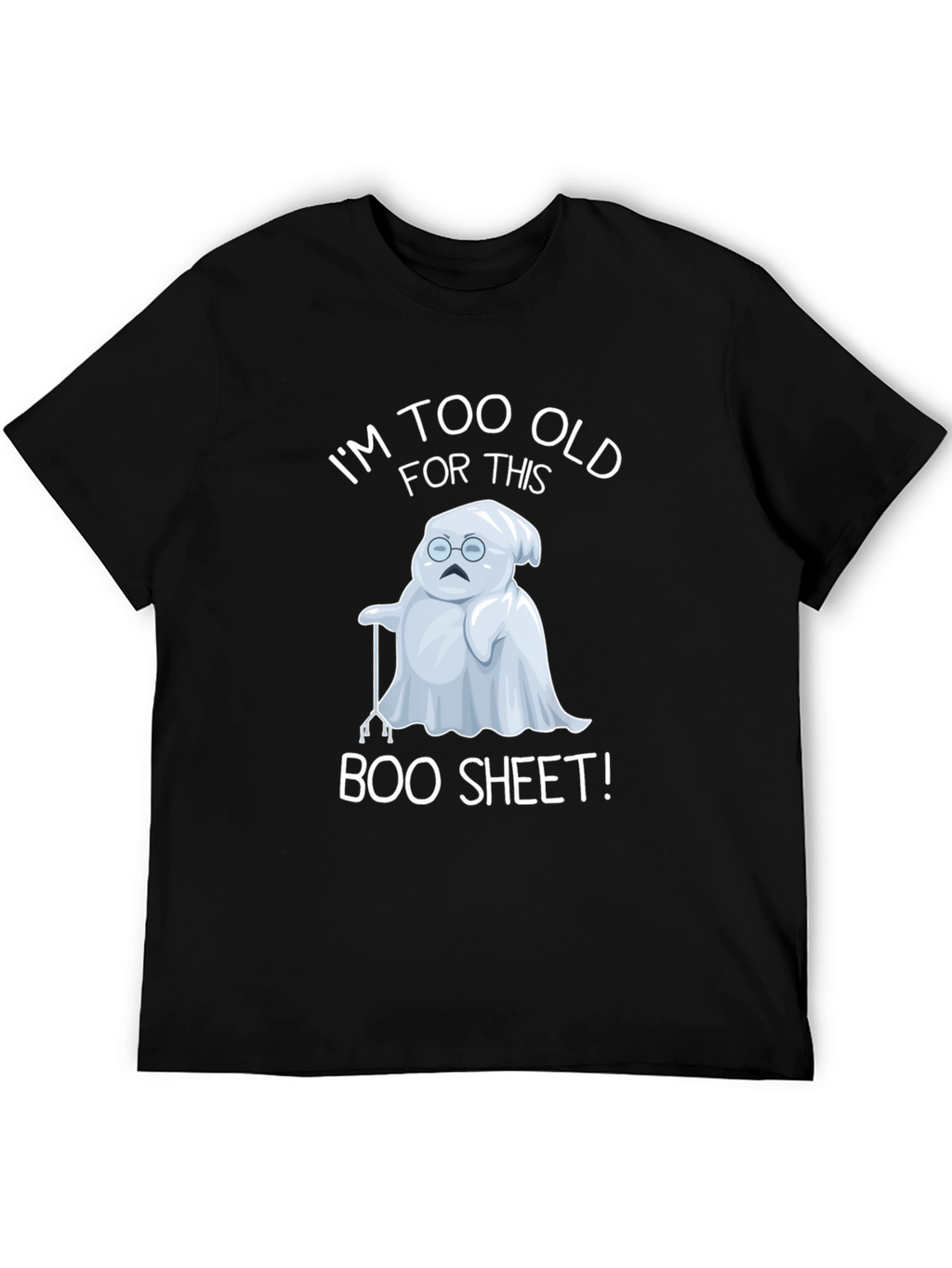 Funny Old Ghost Halloween T-Shirt