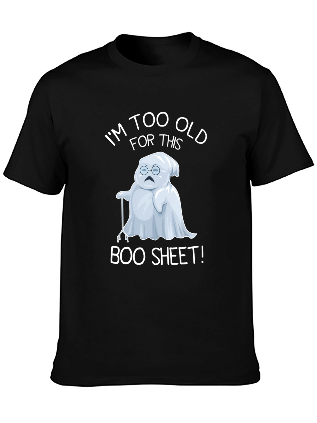 Funny Old Ghost Halloween T-Shirt