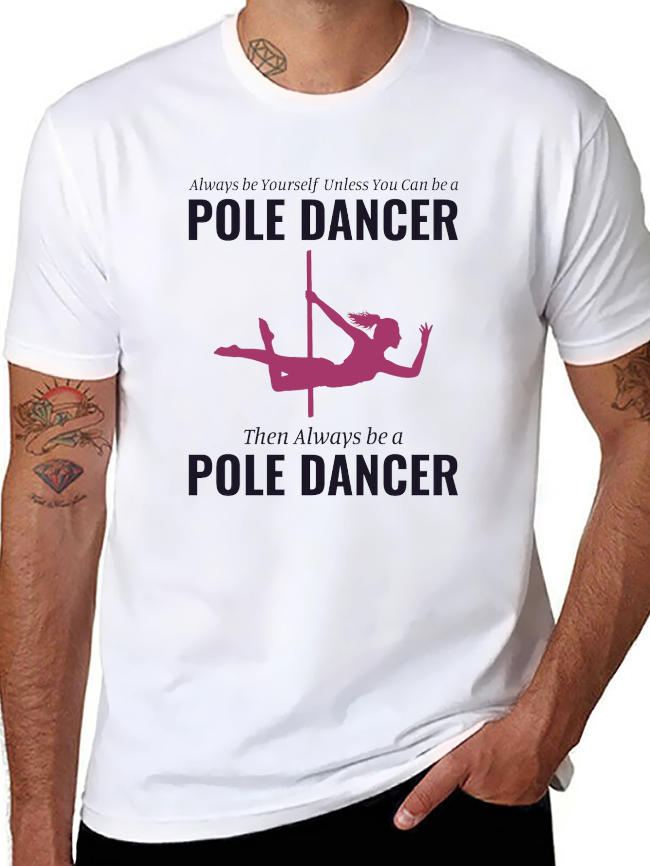 Pole Dancer Graphic T-Shirt - Unique Design
