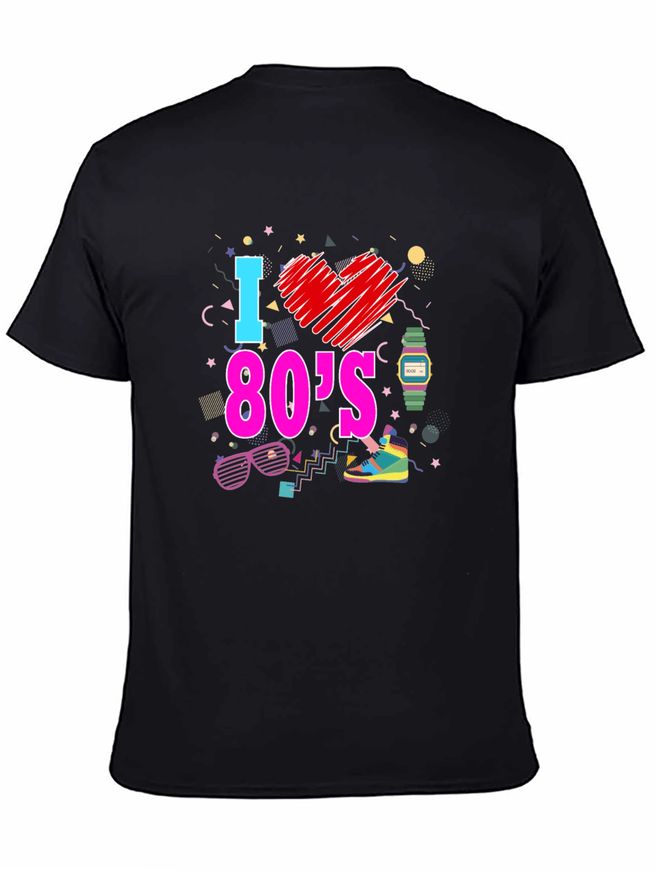 I Love the 80s Graphic T-Shirt Retro Design