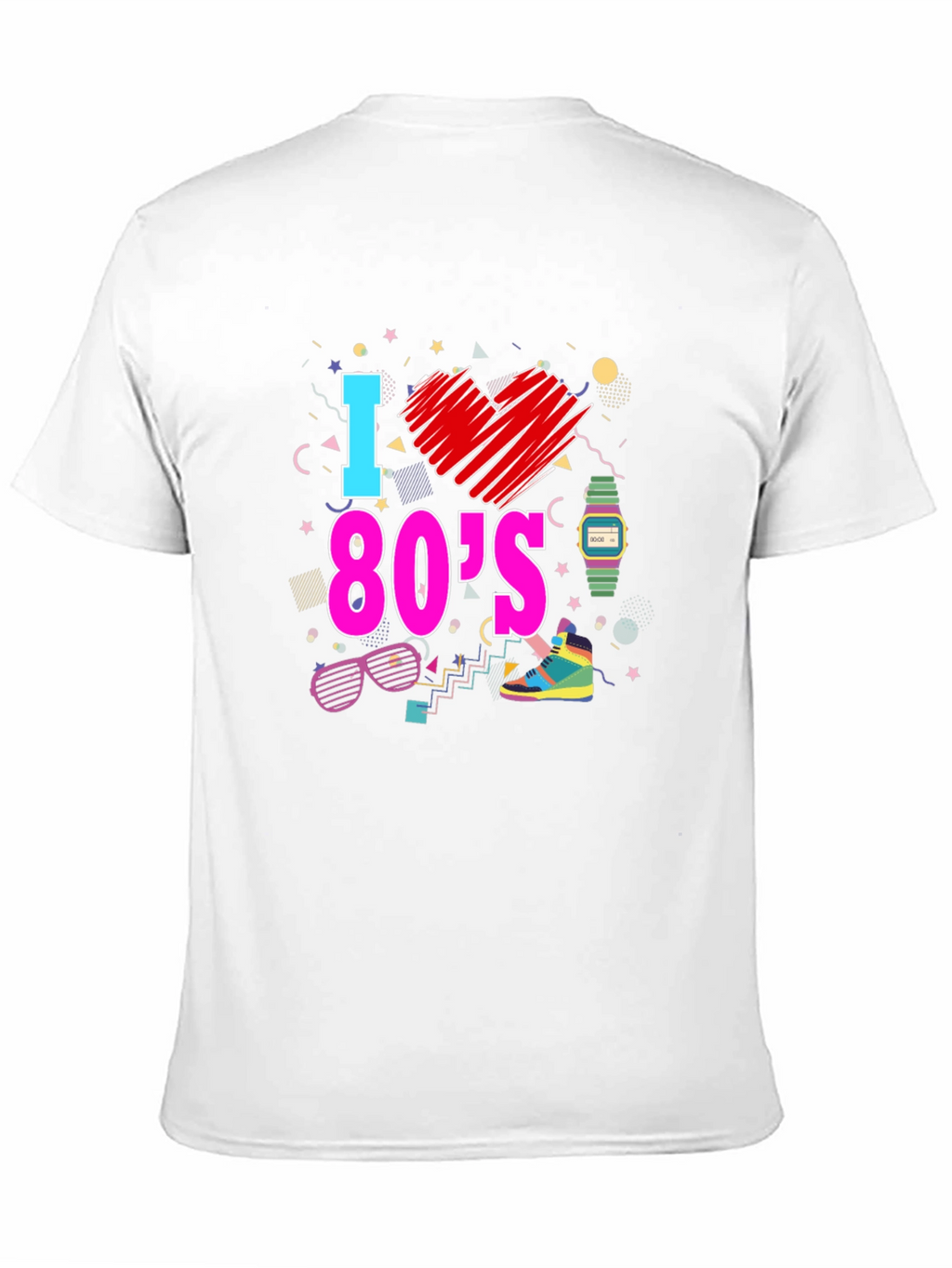 I Love the 80s Graphic T-Shirt Retro Design