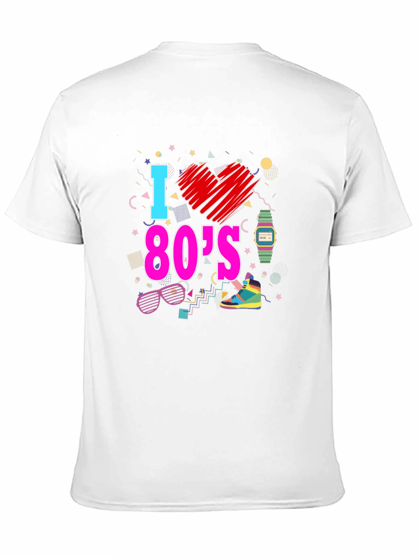 I Love the 80s Graphic T-Shirt Retro Design