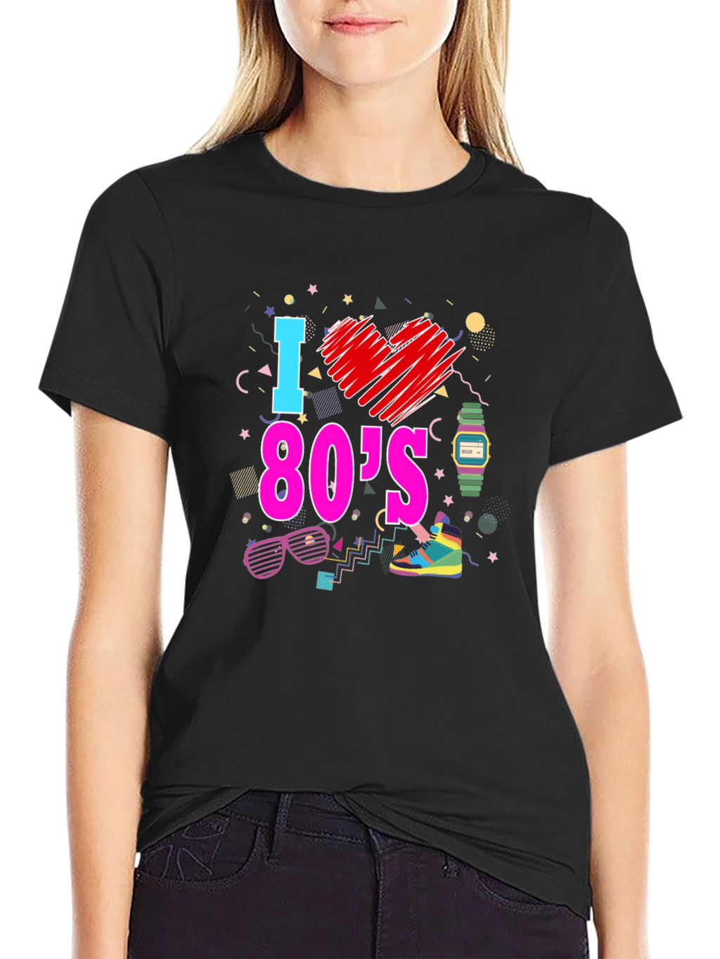 I Love the 80s Graphic T-Shirt Retro Design