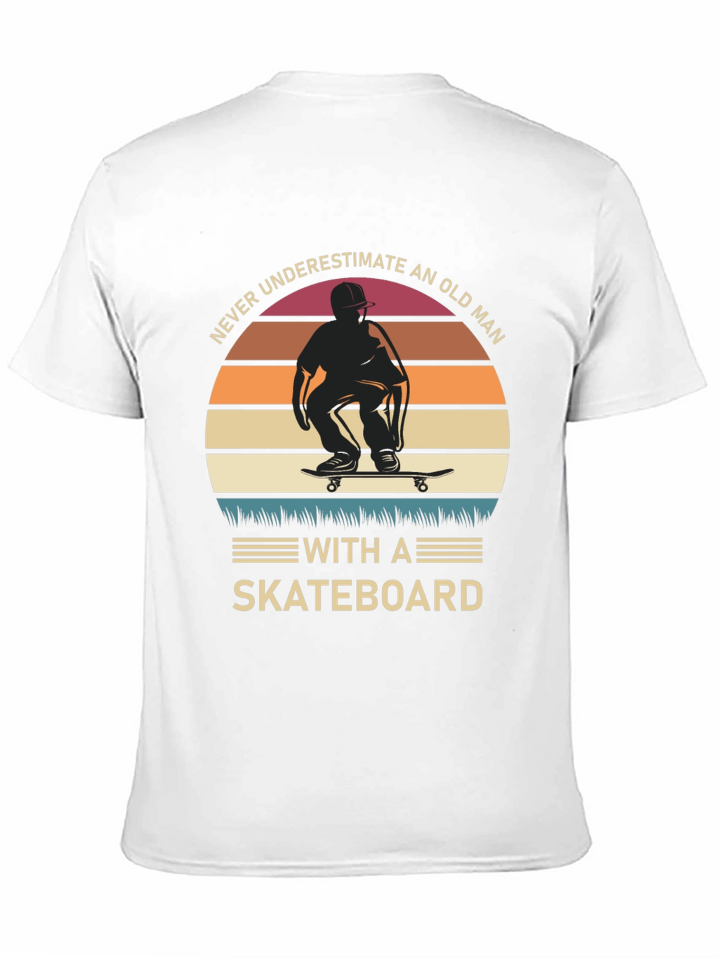 Old Man Skateboard T-Shirt
