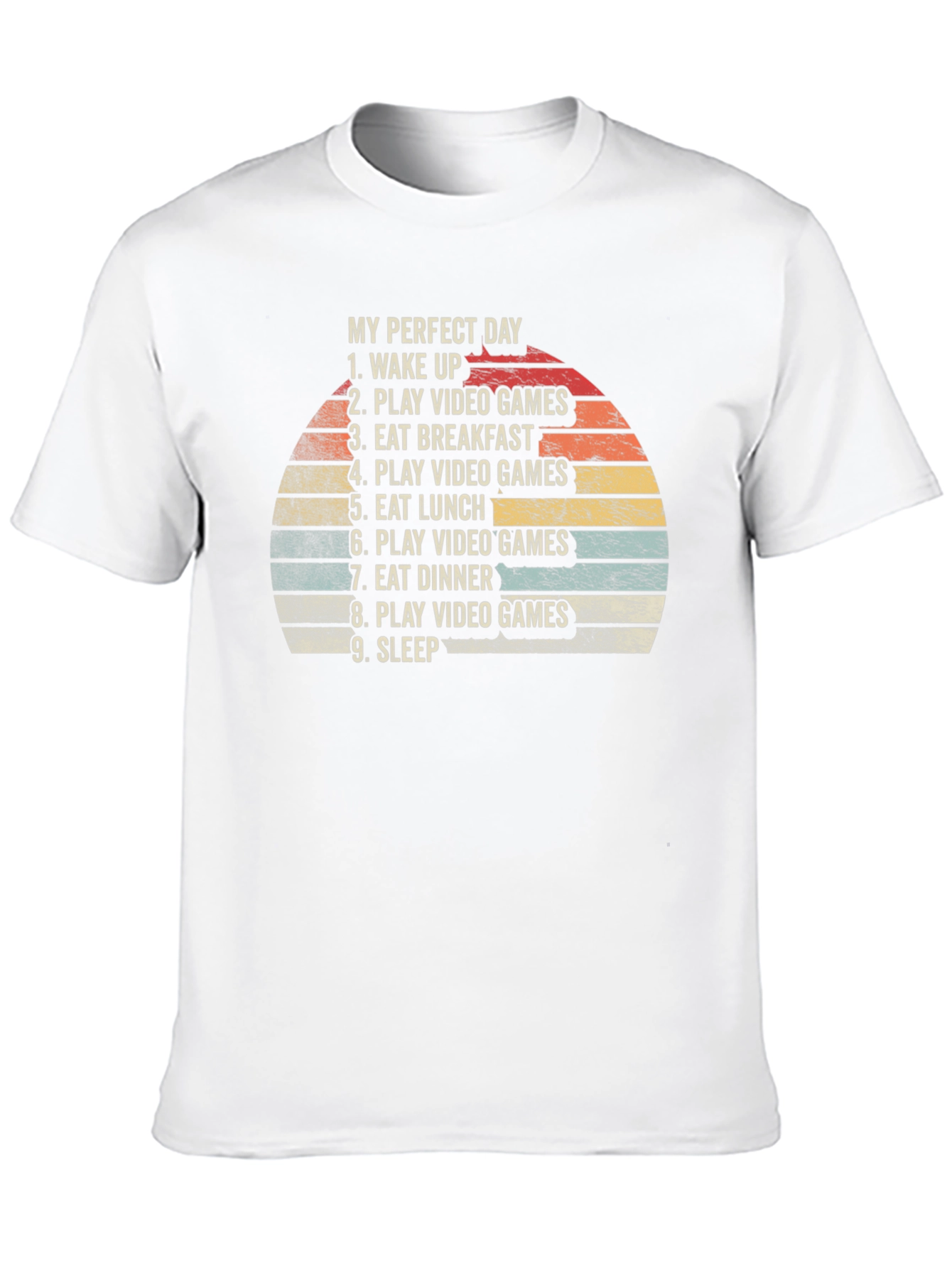 My Perfect Day Gamer T-Shirt - Eat Play Sleep