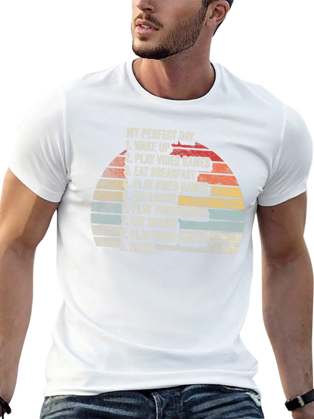 My Perfect Day Gamer T-Shirt - Eat Play Sleep