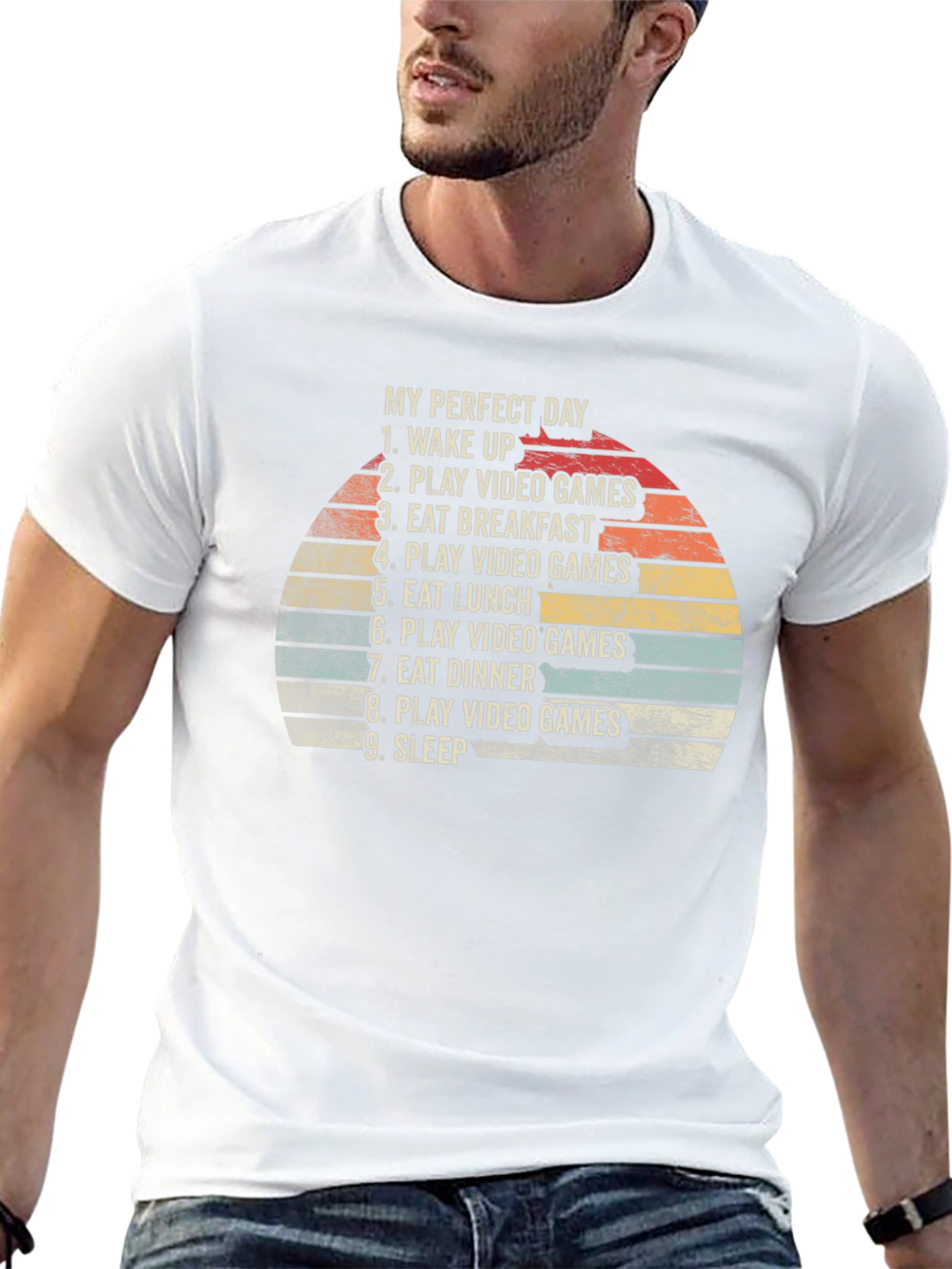 My Perfect Day Gamer T-Shirt - Eat Play Sleep