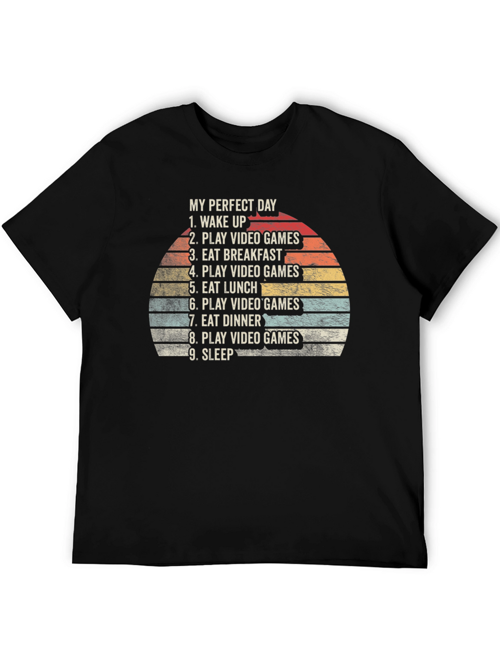 My Perfect Day Gamer T-Shirt - Eat Play Sleep