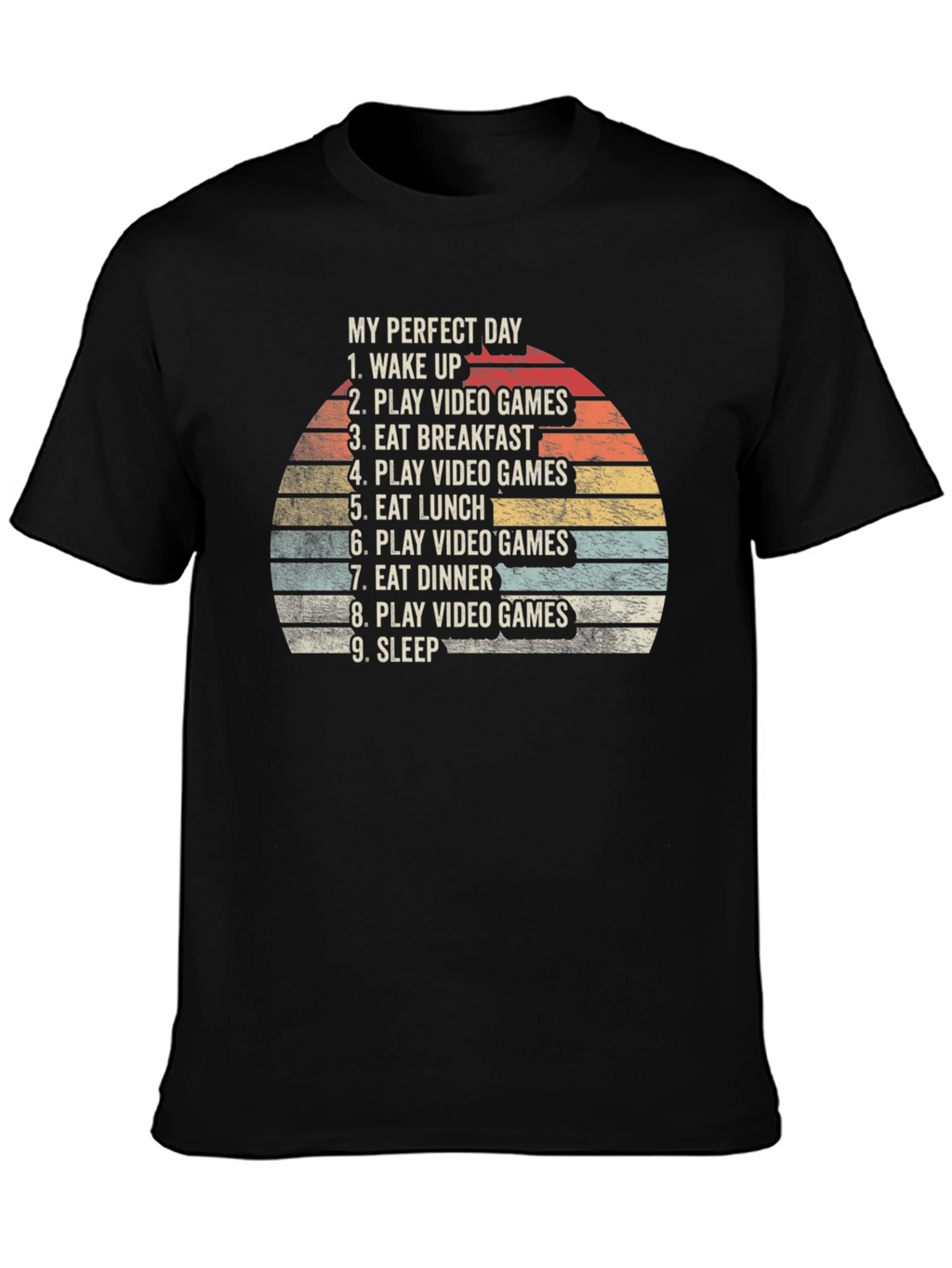 My Perfect Day Gamer T-Shirt - Eat Play Sleep