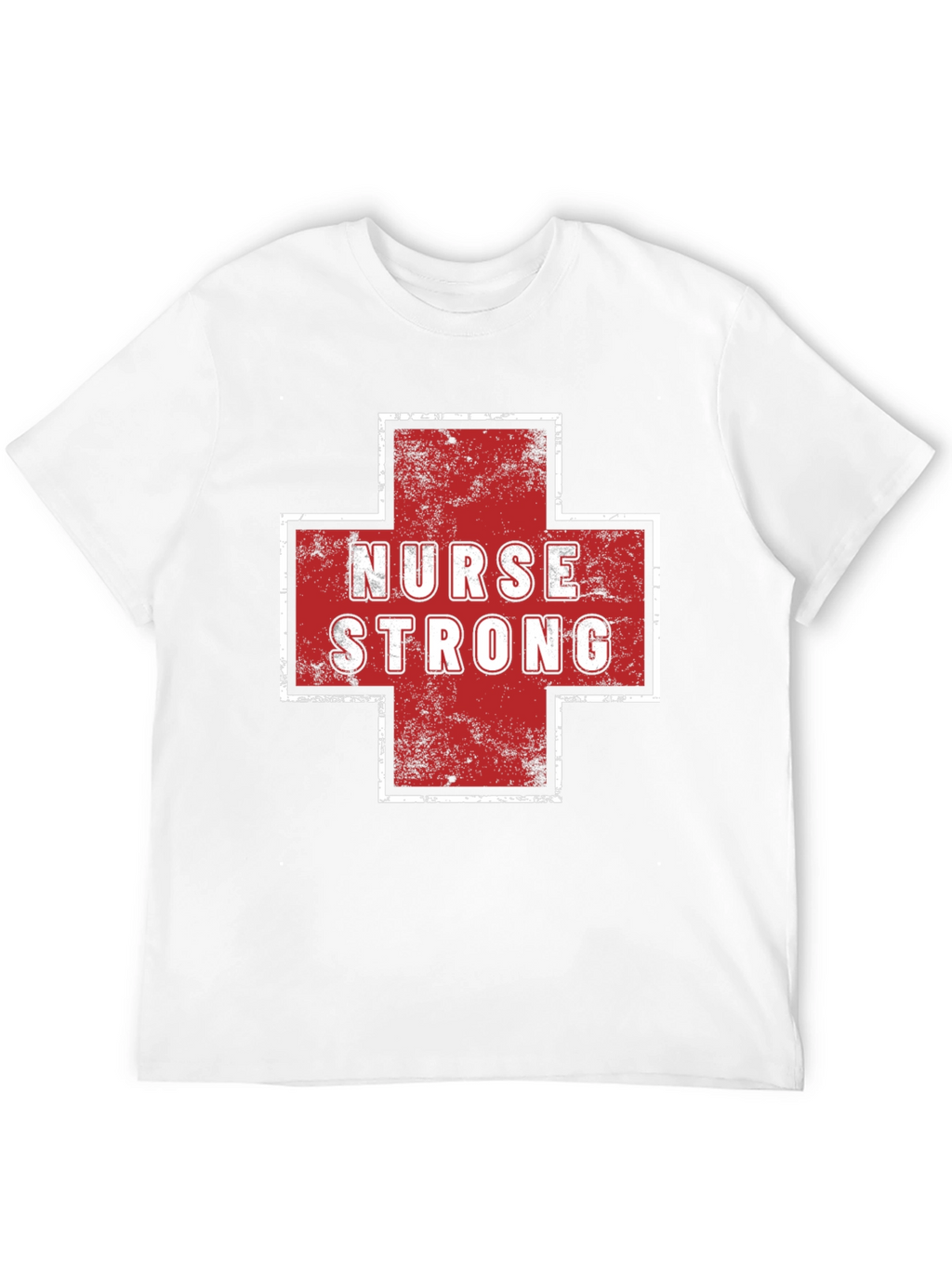 Nurse Strong Graphic Tee - Black Cotton T-Shirt