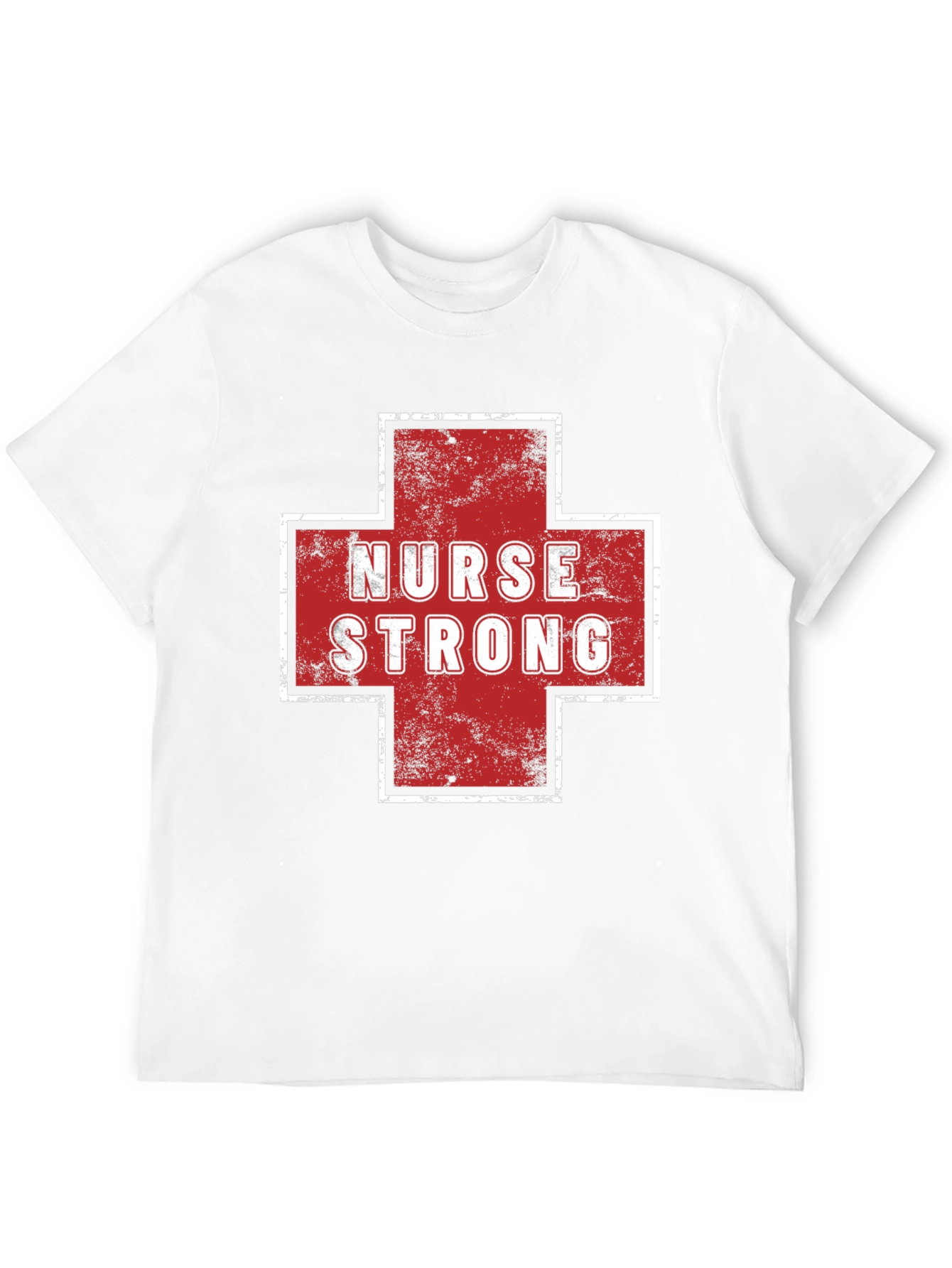 Nurse Strong Graphic Tee - Black Cotton T-Shirt