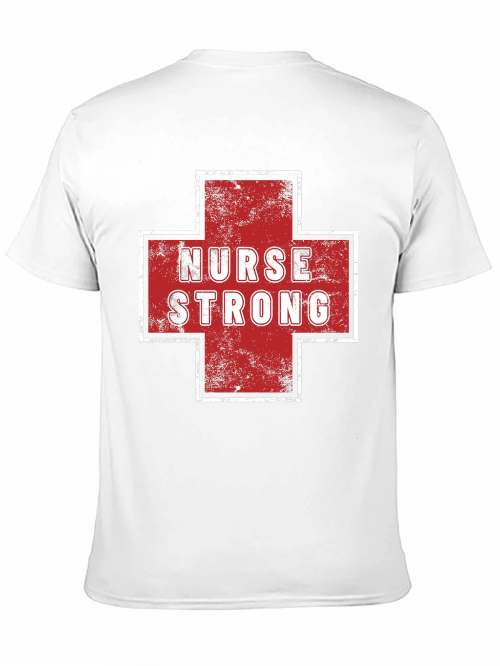 Nurse Strong Graphic Tee - Black Cotton T-Shirt