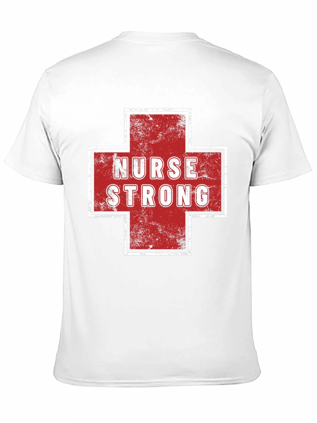 Nurse Strong Graphic Tee - Black Cotton T-Shirt