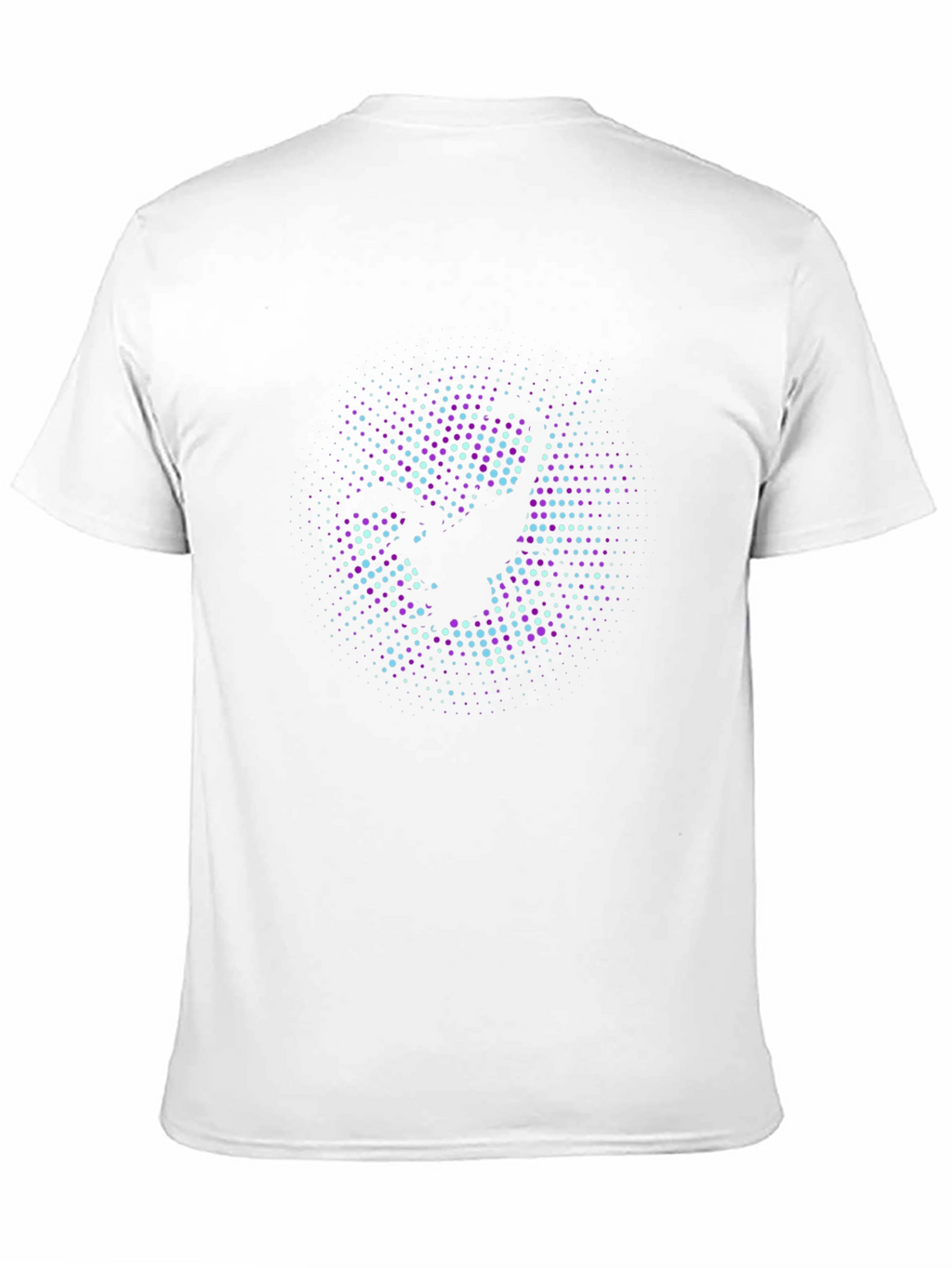 Abstract Graphic Print Black Crew Neck T-Shirt
