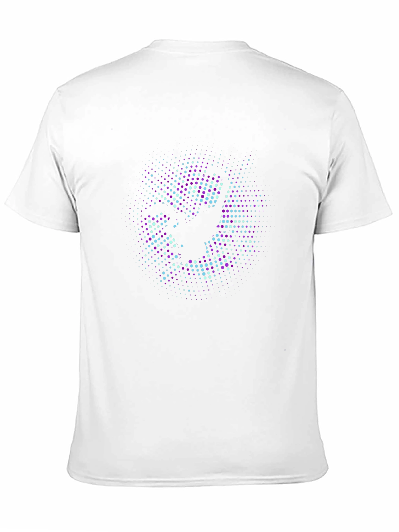 Abstract Graphic Print Black Crew Neck T-Shirt