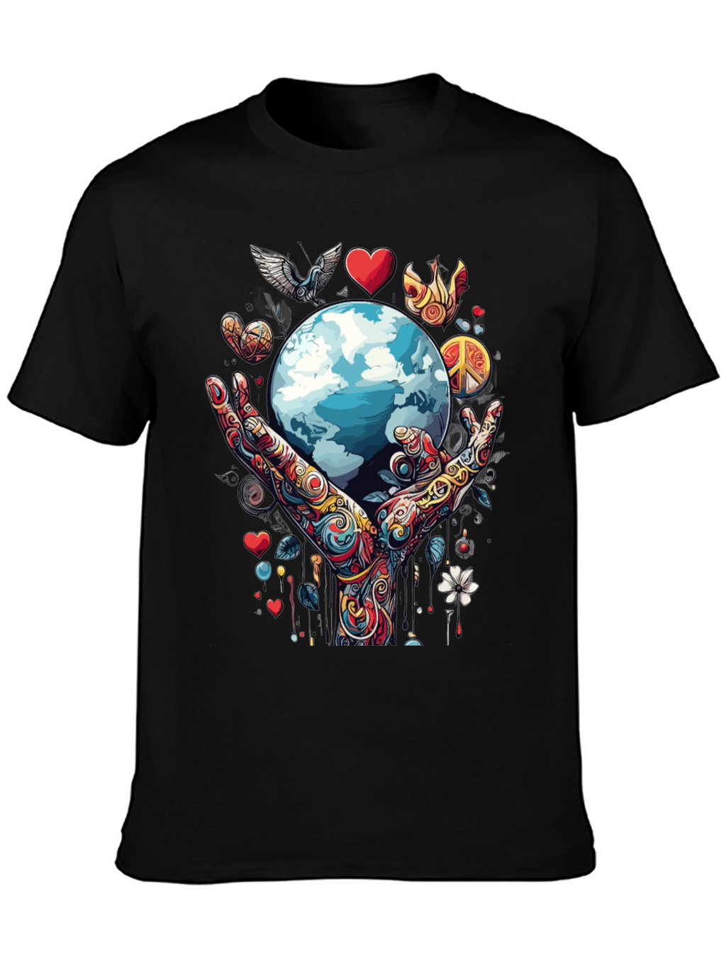 Global Peace Graphic T-Shirt