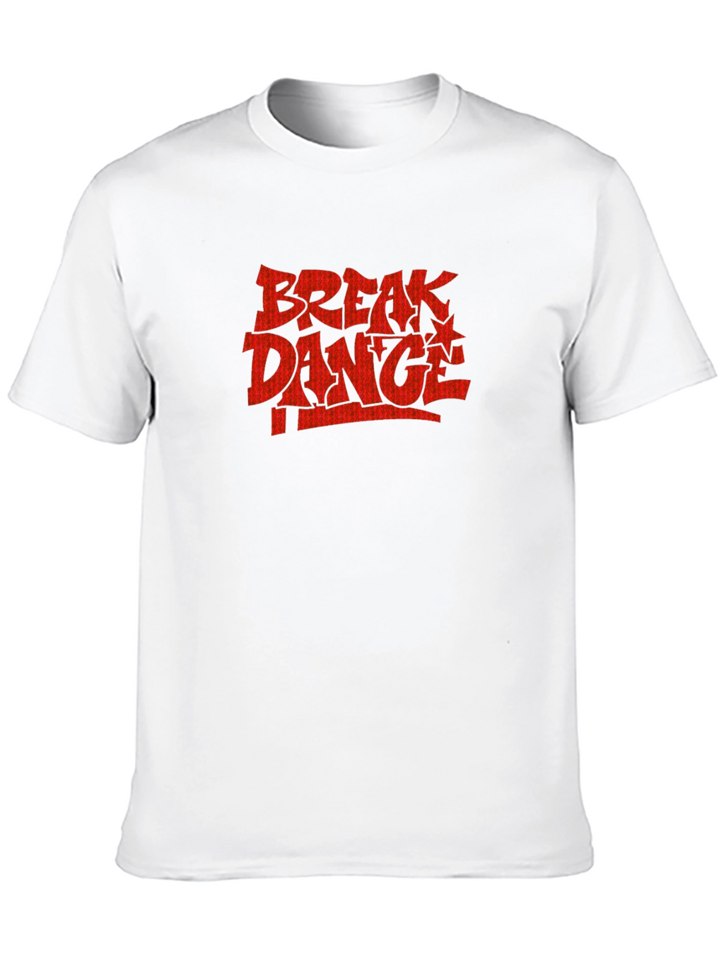 Break Dance T-Shirt - Black Crew Neck Tee