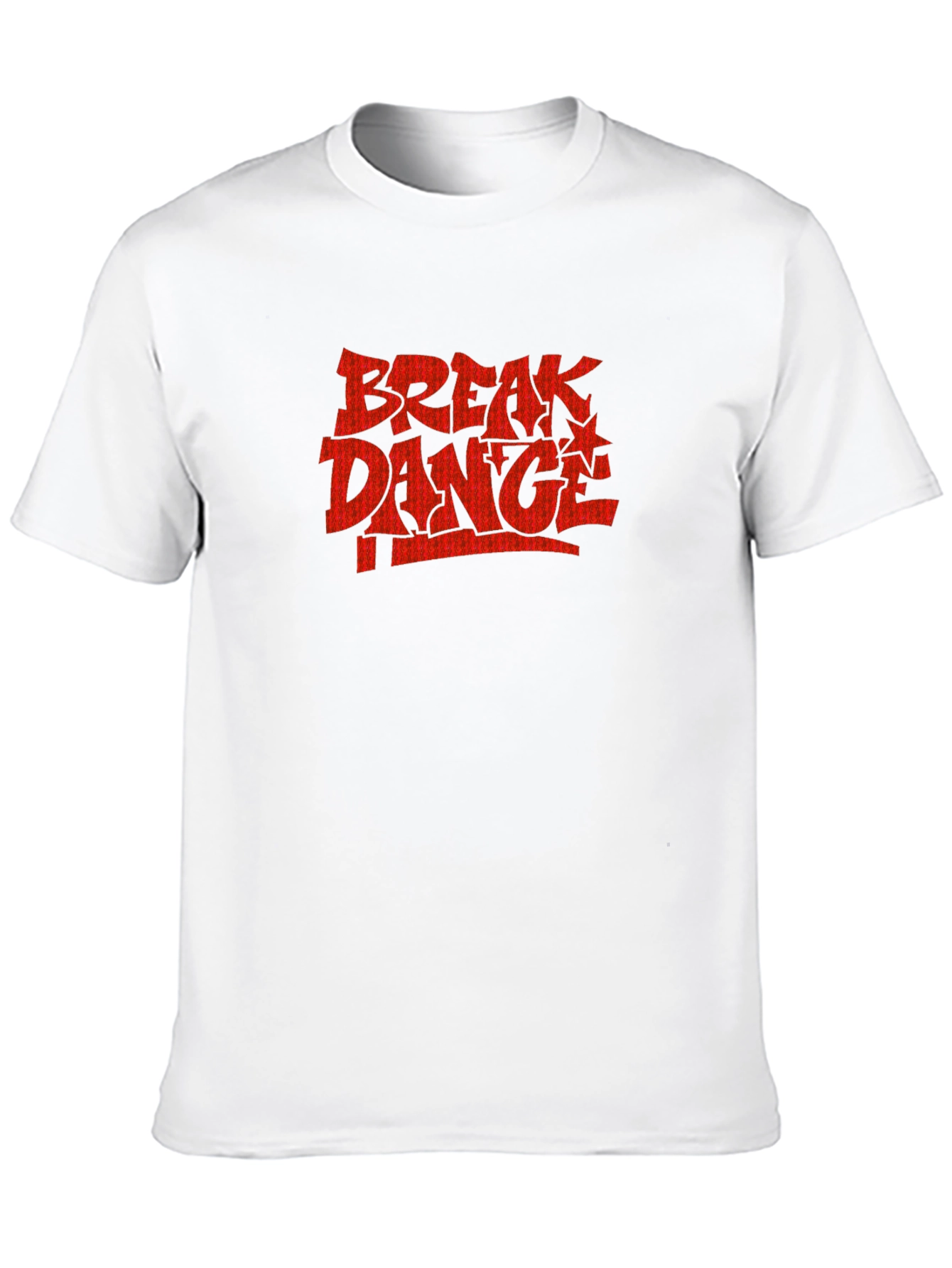 Break Dance T-Shirt - Black Crew Neck Tee