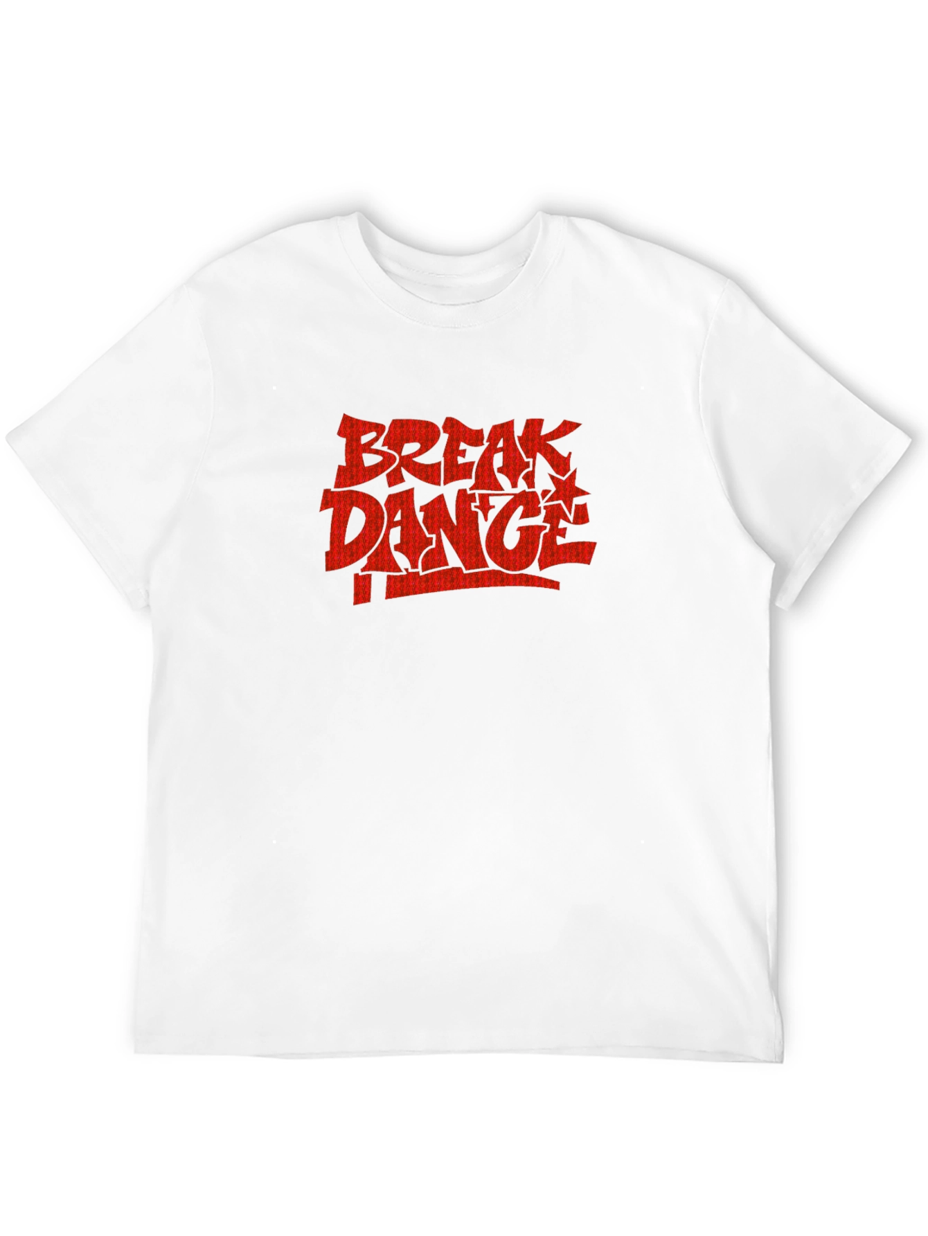 Break Dance T-Shirt - Black Crew Neck Tee