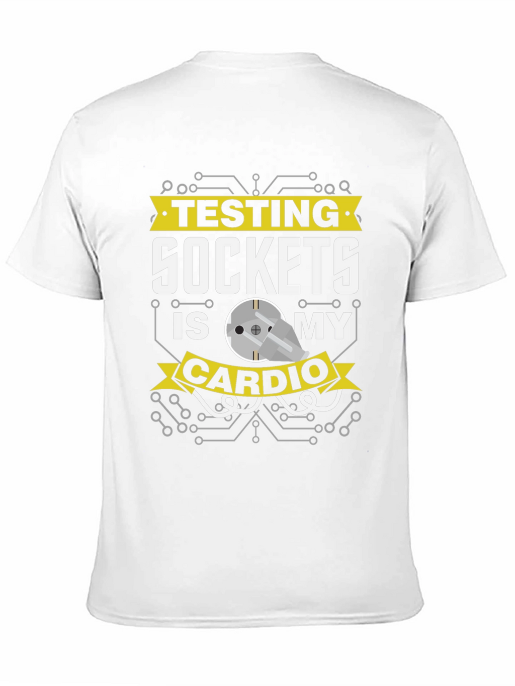 Testing Sockets is My Cardio Graphic Tee