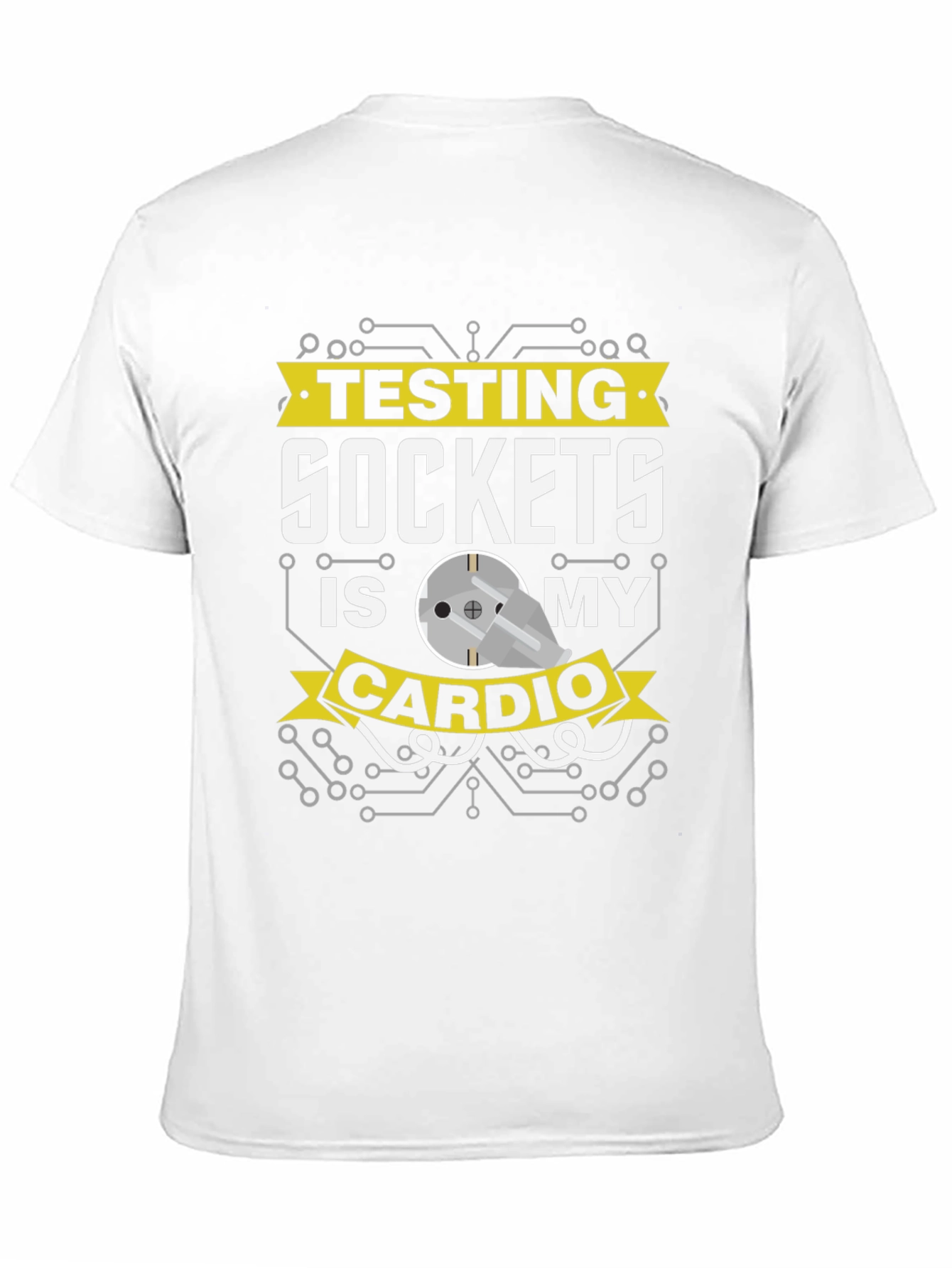 Testing Sockets is My Cardio Graphic Tee