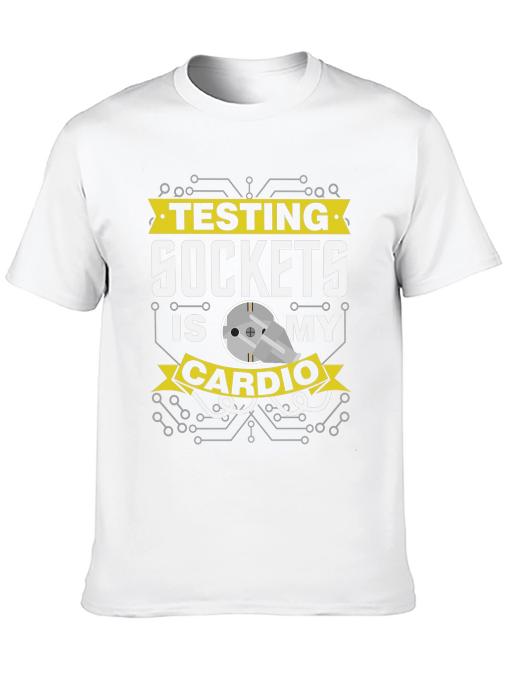Testing Sockets is My Cardio Graphic Tee