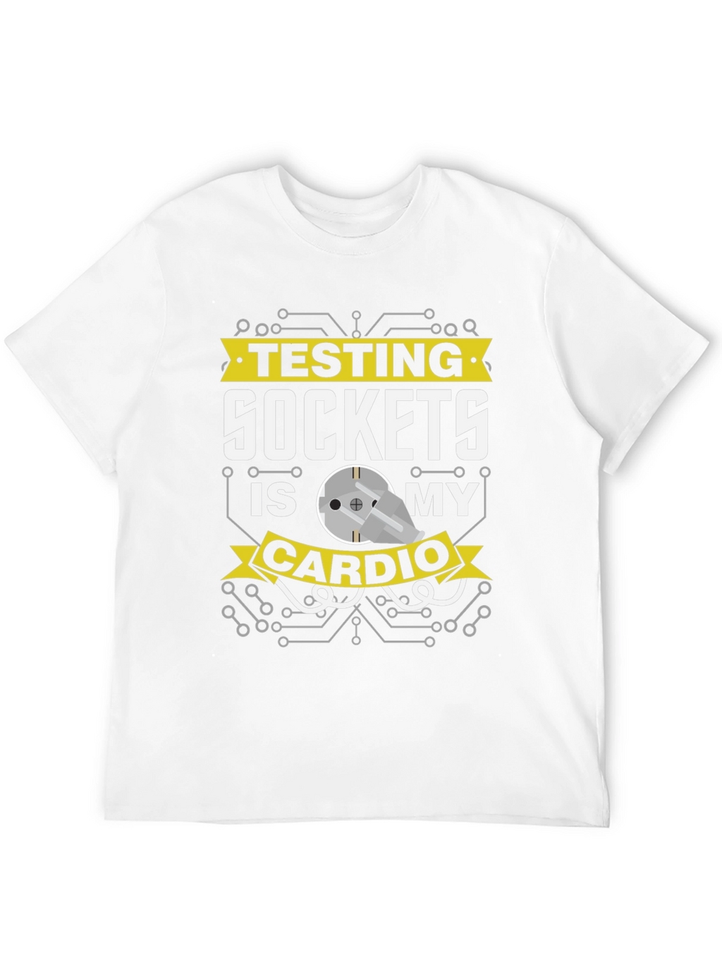 Testing Sockets is My Cardio Graphic Tee