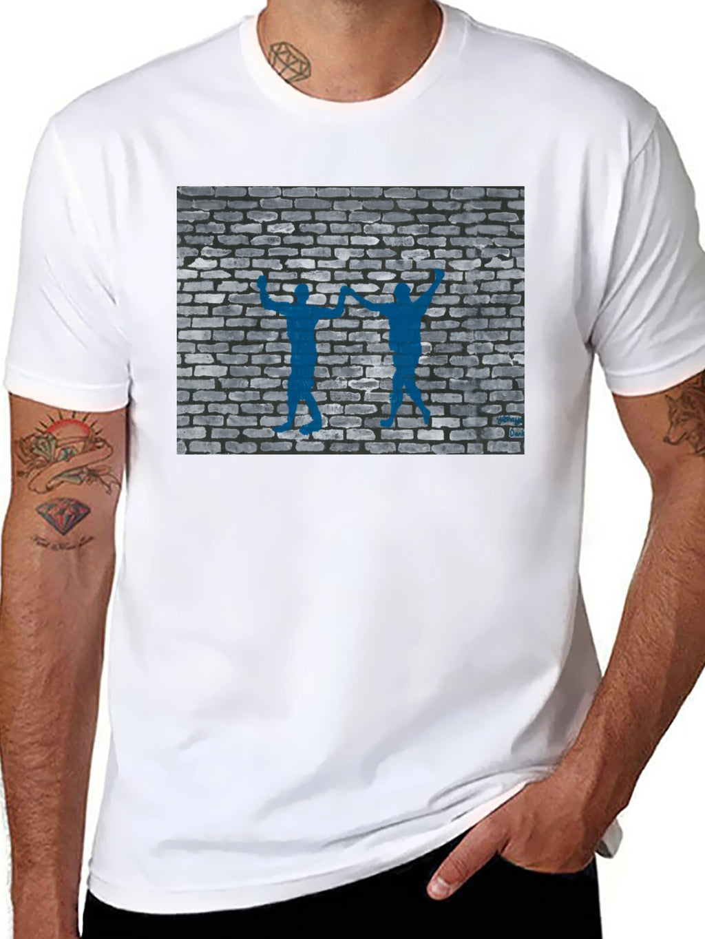 Brick Wall Huggers Graphic Tee