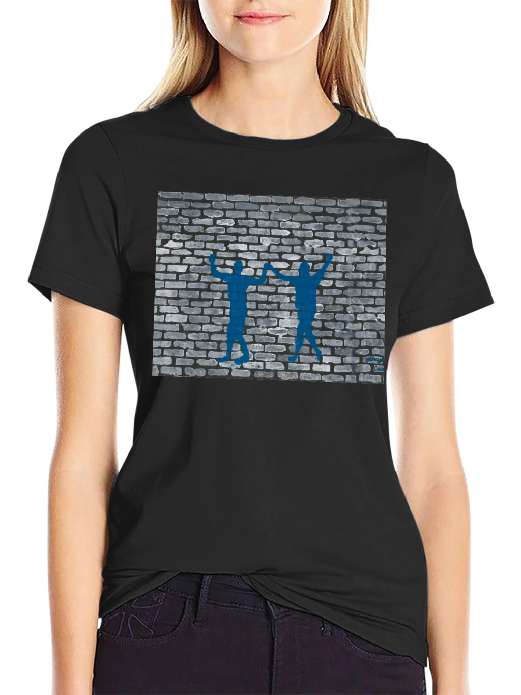 Brick Wall Huggers Graphic Tee