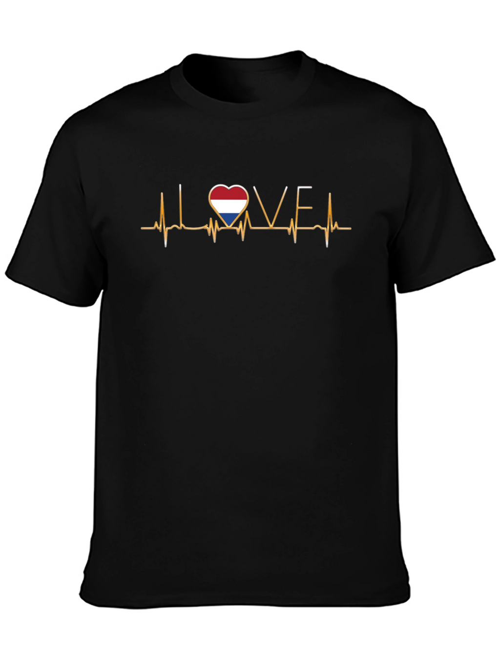 Love Netherlands Heartbeat T-Shirt